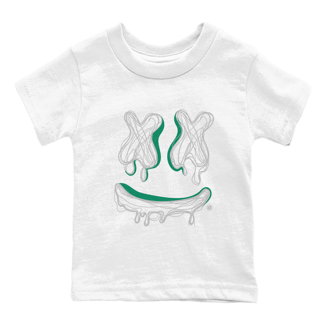 Smile Doodle snkmatch Tees Kids - Air Jordan 4 Oxidized Green