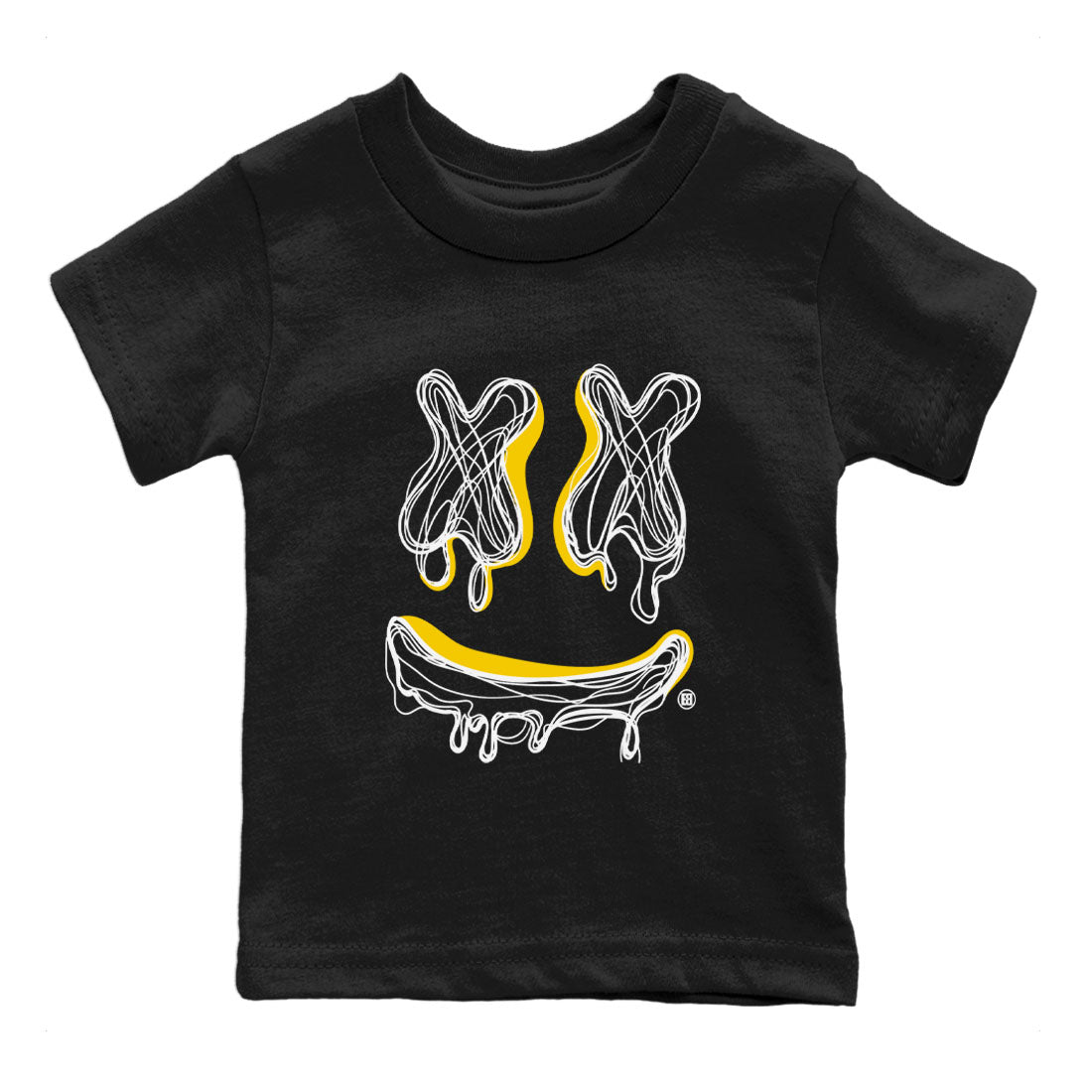 Smile Doodle snkmatch Tees Kids - Air Jordan 4 Thunder