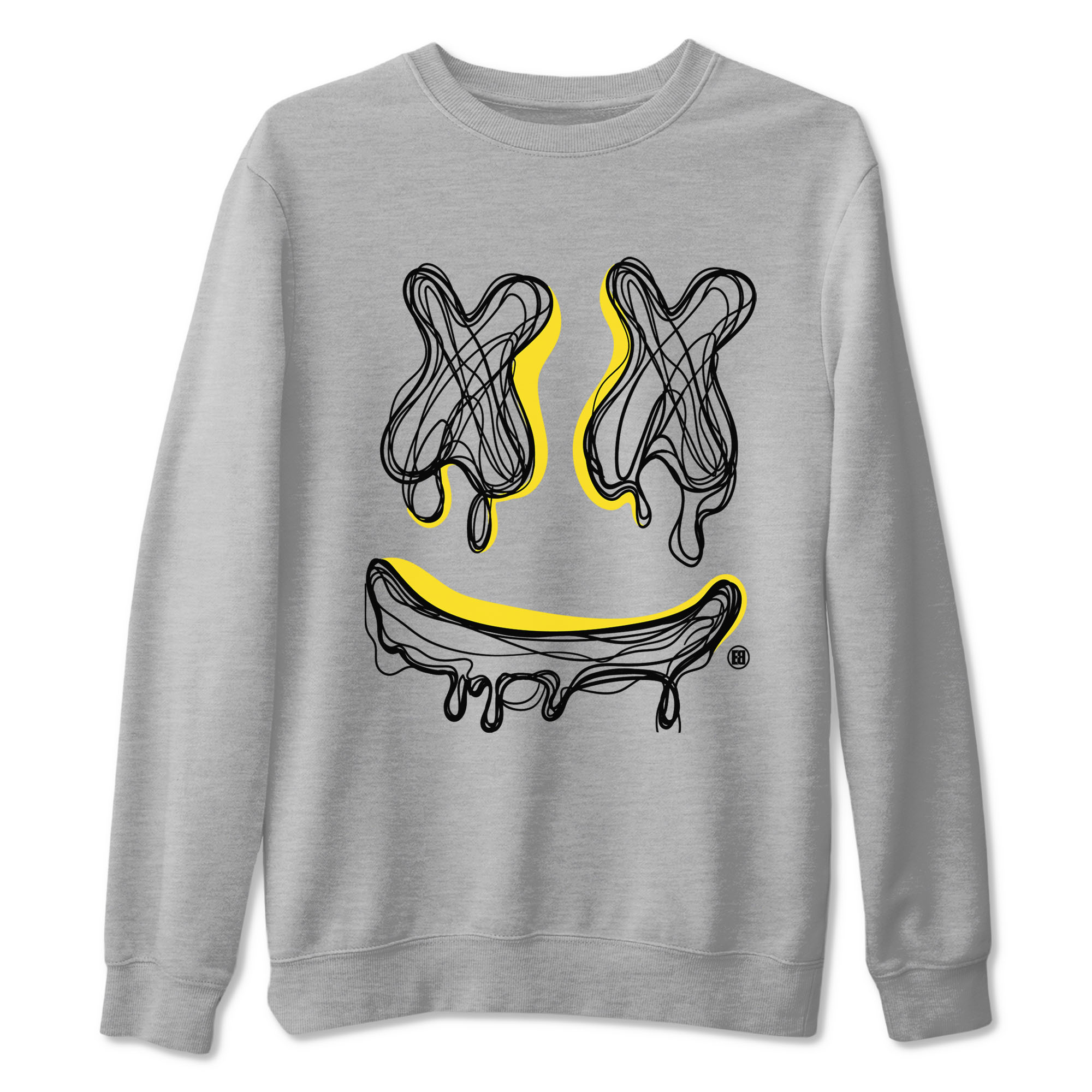 Smile Doodle snkmatch Tees - Air Jordan 4 Vivid Sulfur