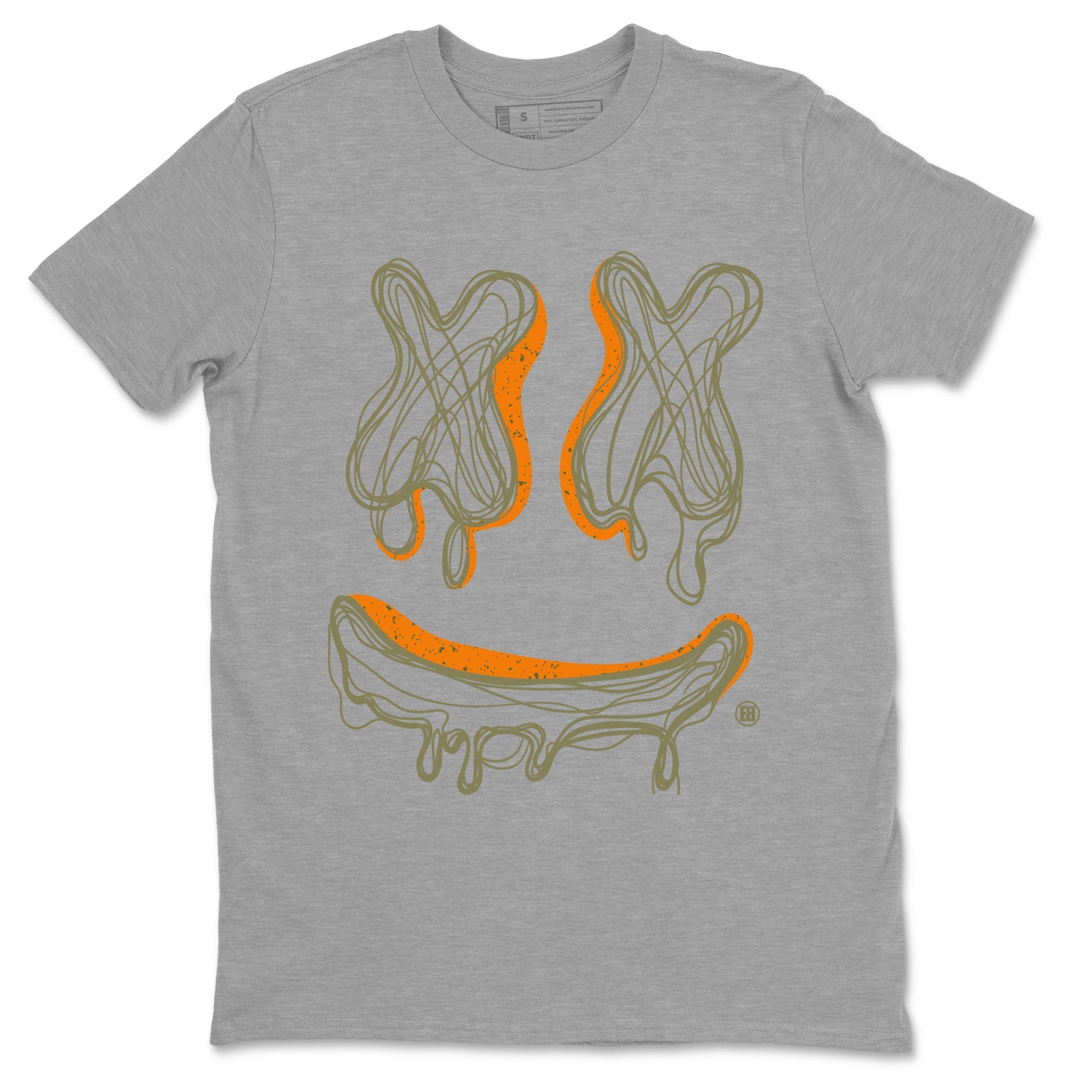 Smile Doodle snkmatch Tees - Air Jordan 5 Olive