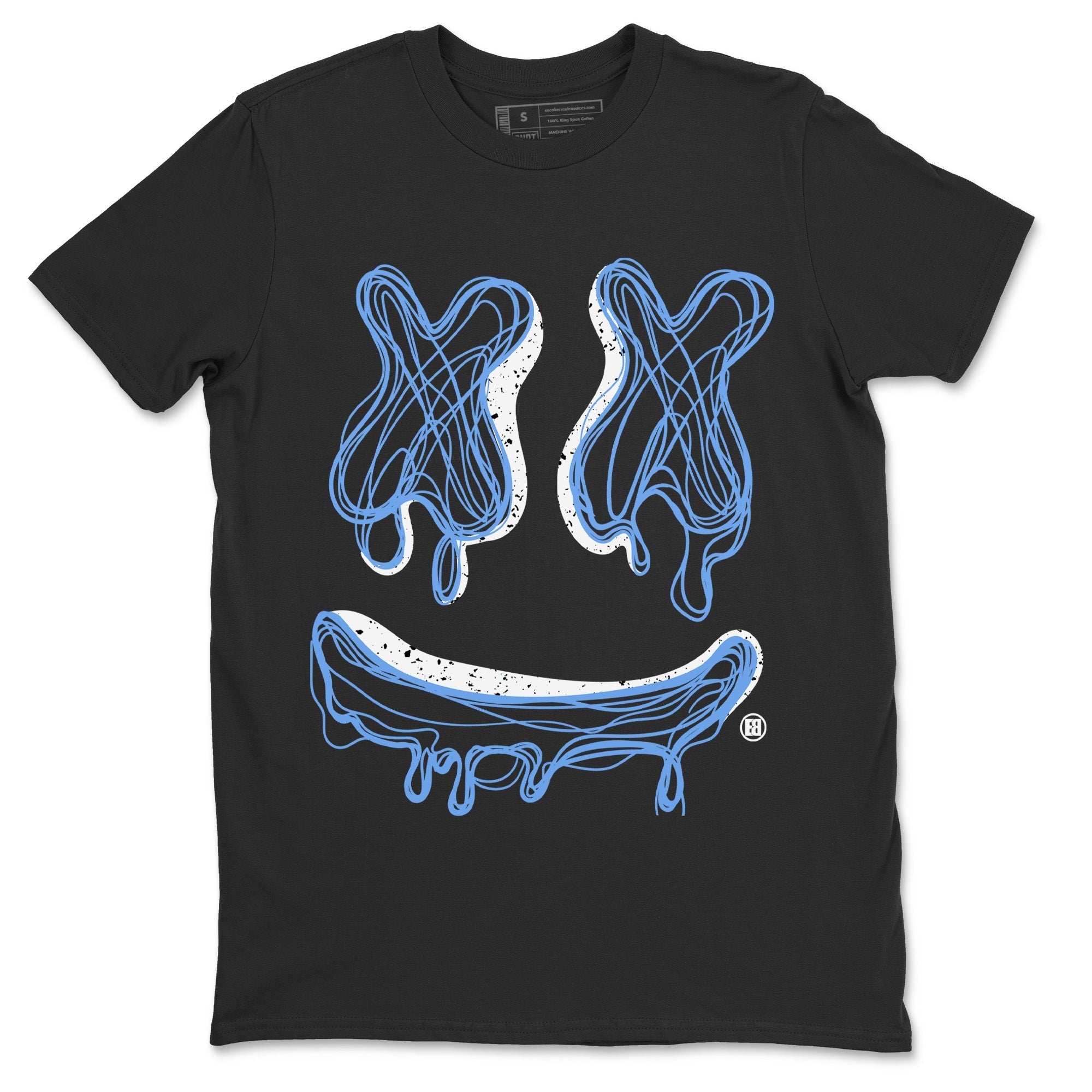 Smile Doodle snkmatch Tees - Air Jordan 5 UNC