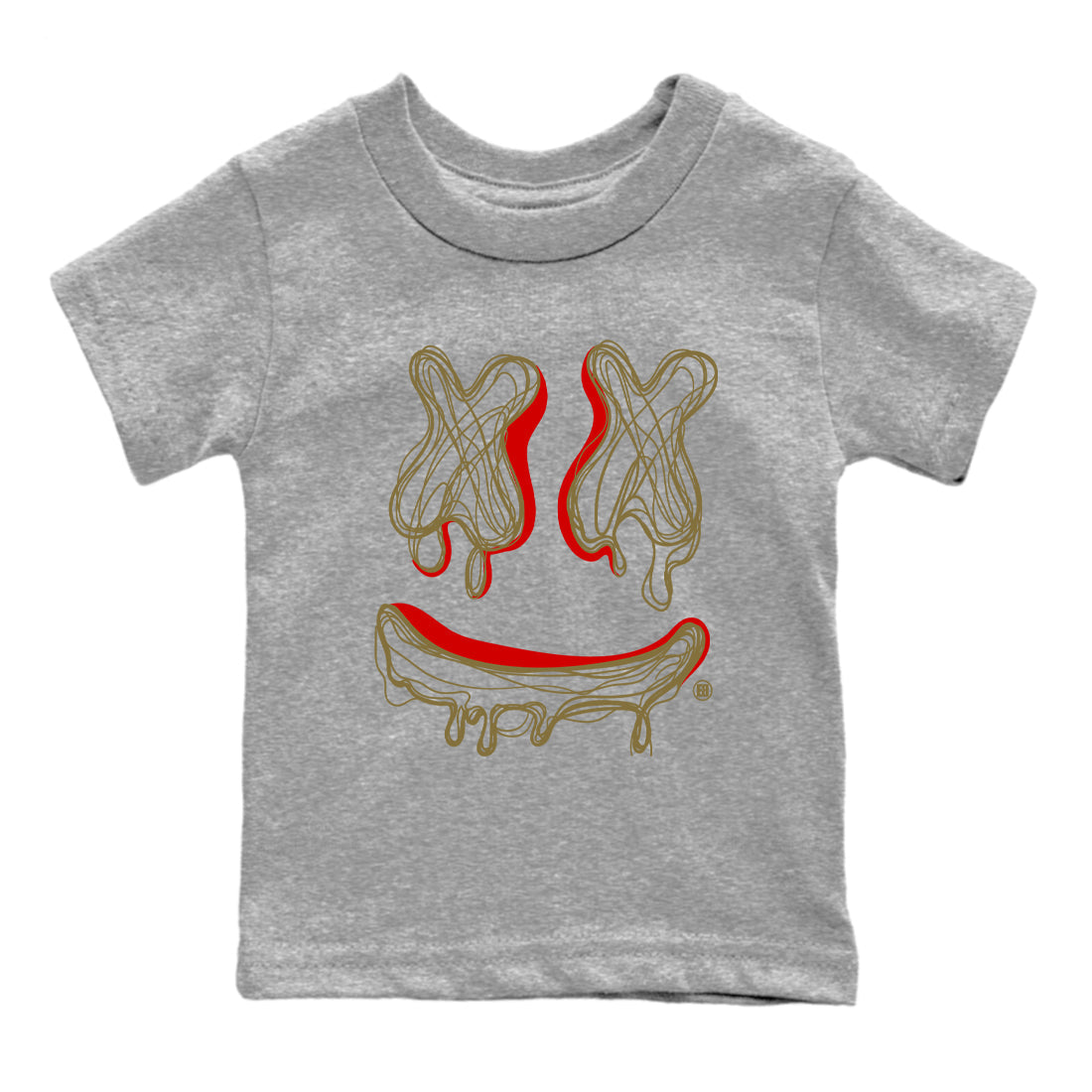 Smile Doodle snkmatch Tees Kids - Air Jordan 9 Olive