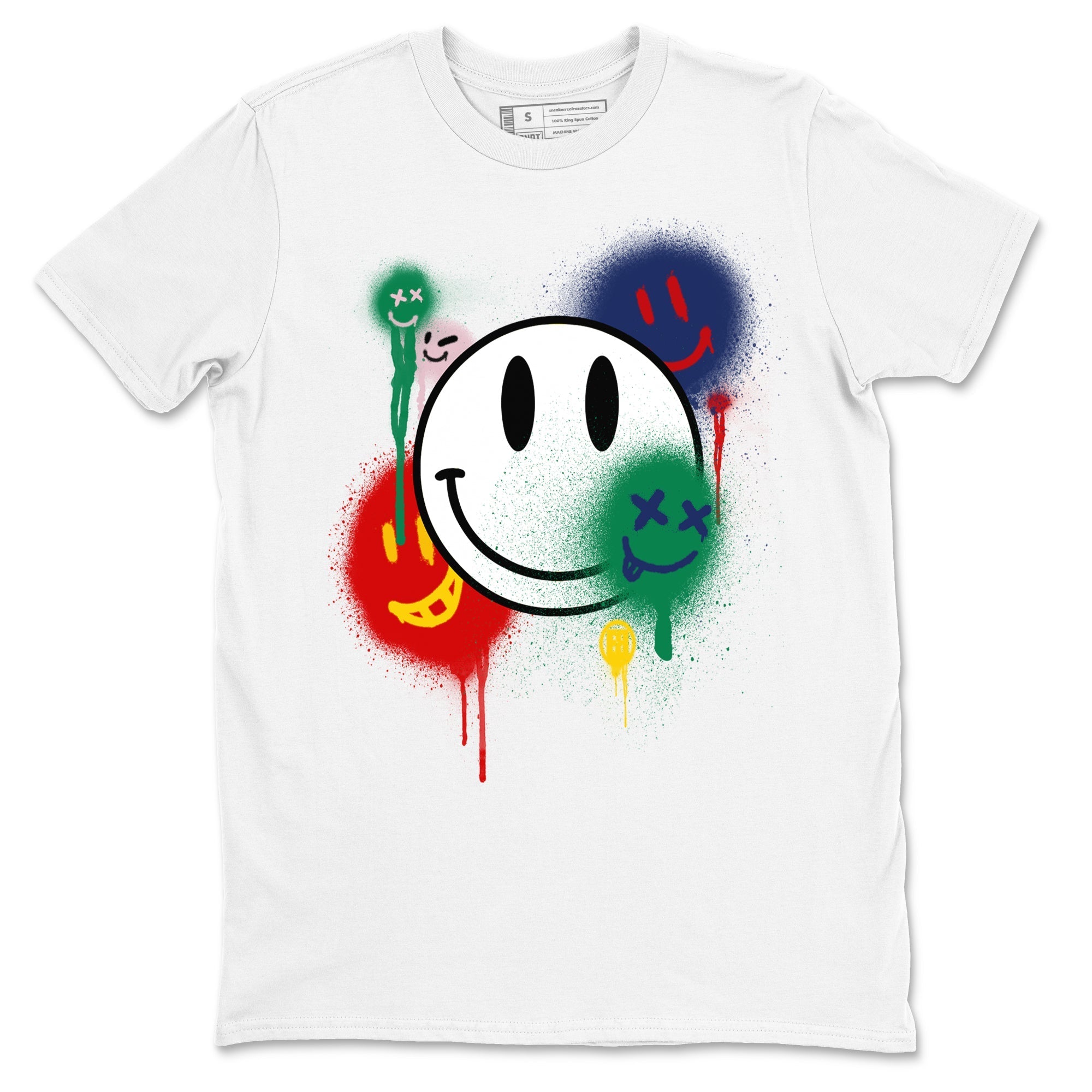 Smile Painting snkmatch Tees - Air Force 3 Blue Void and Tour Yellow