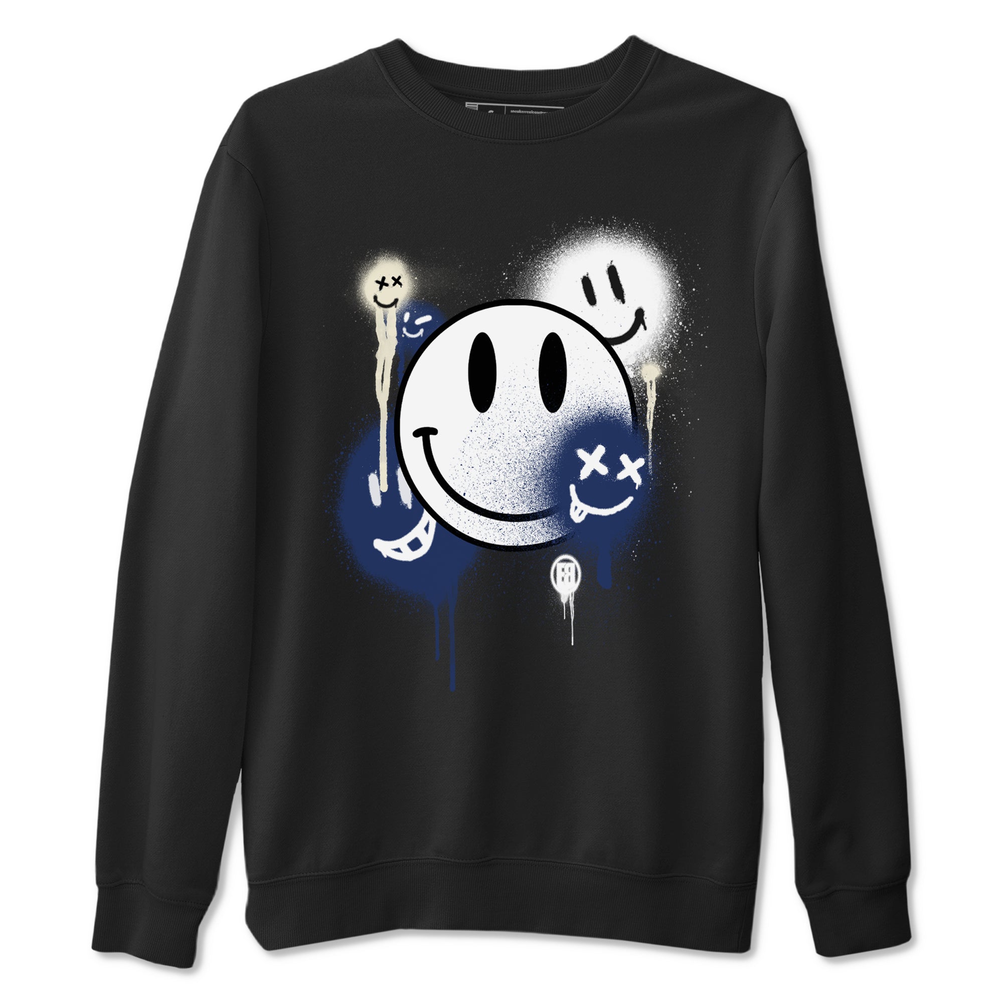 Smile Painting snkmatch Tees - Air Jordan 1 Midnight Navy