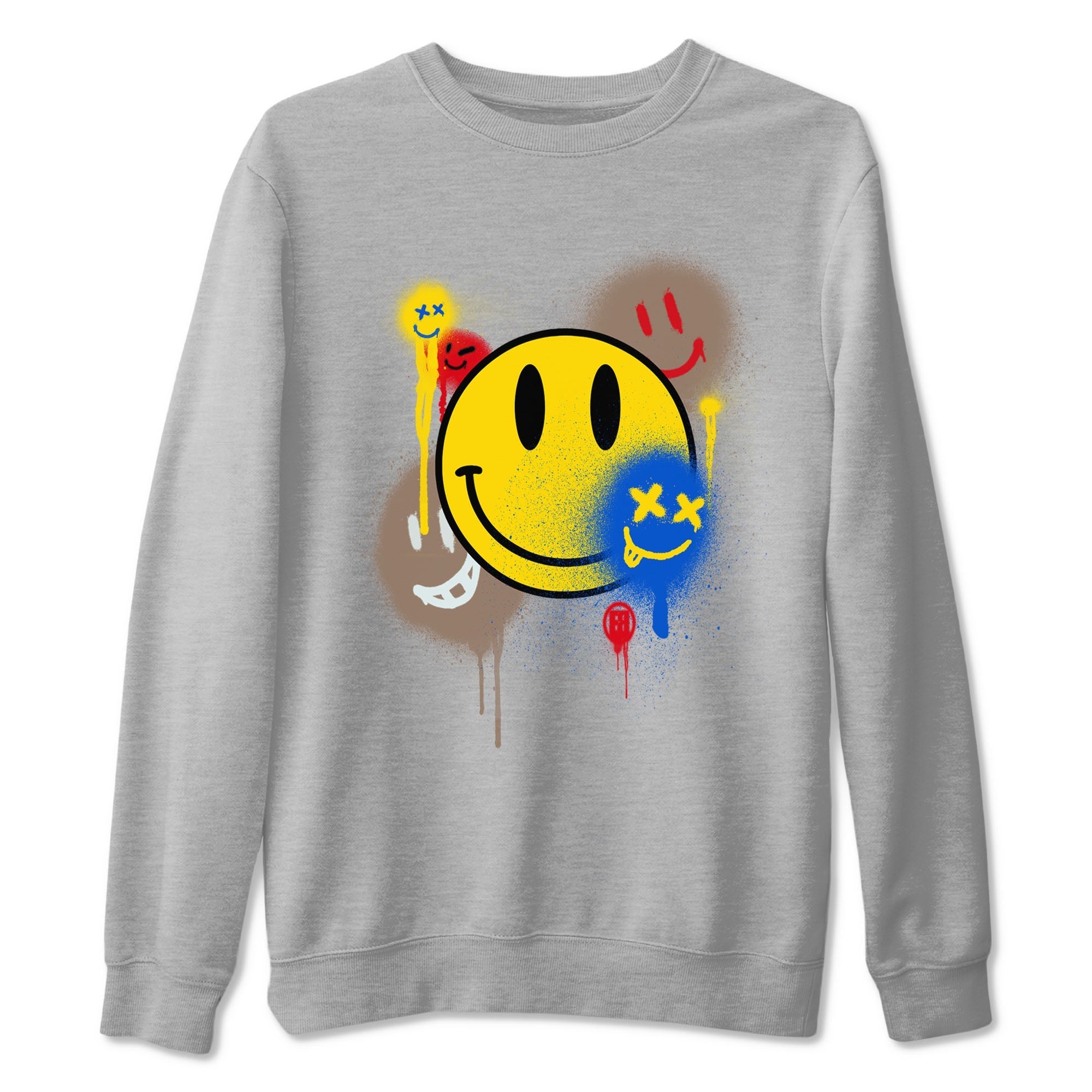 Smile Painting snkmatch Tees - Air Jordan 1 Travis Scott Canary