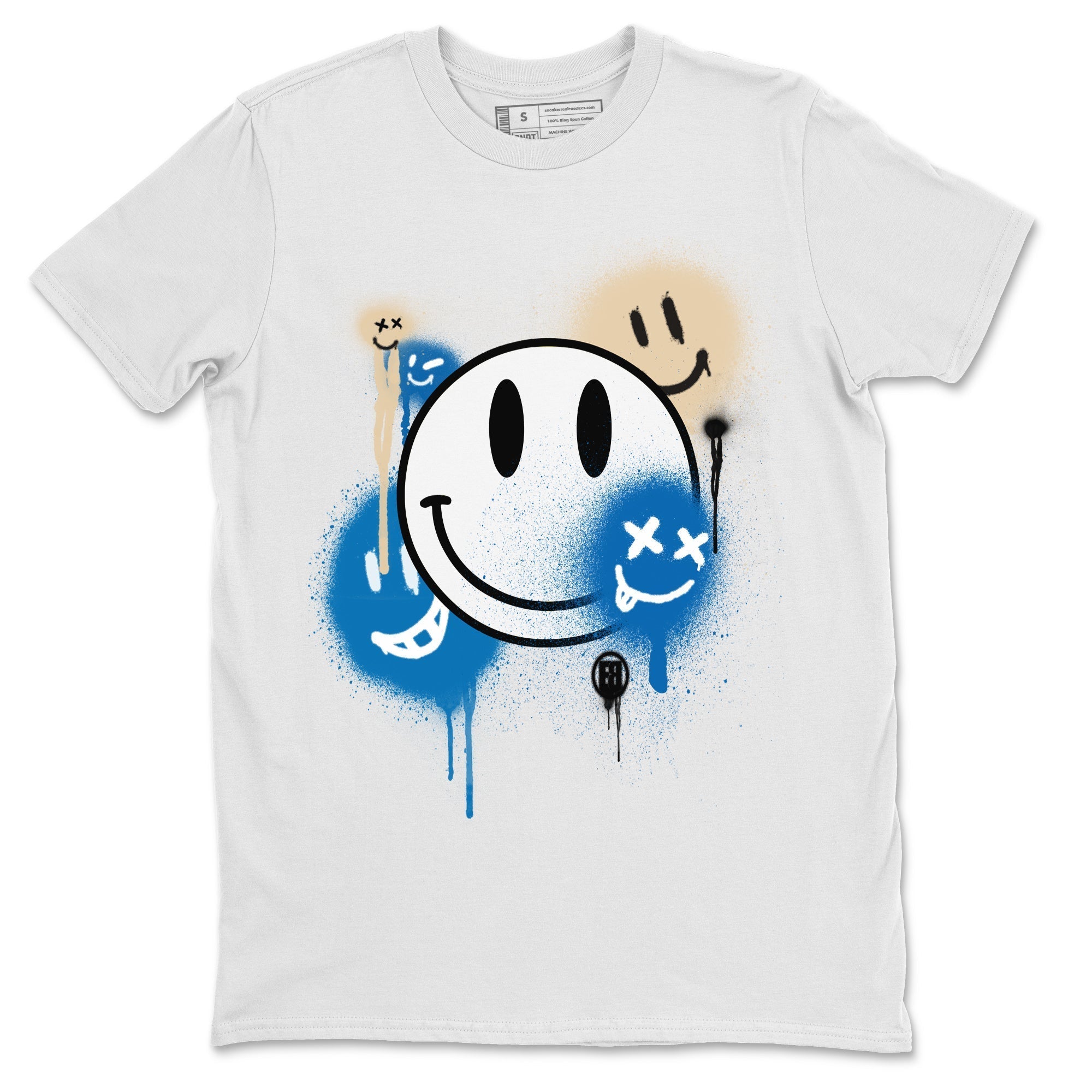 Smile Painting Unisex Tops - Air Jordan 1 Travis Scott Fragment