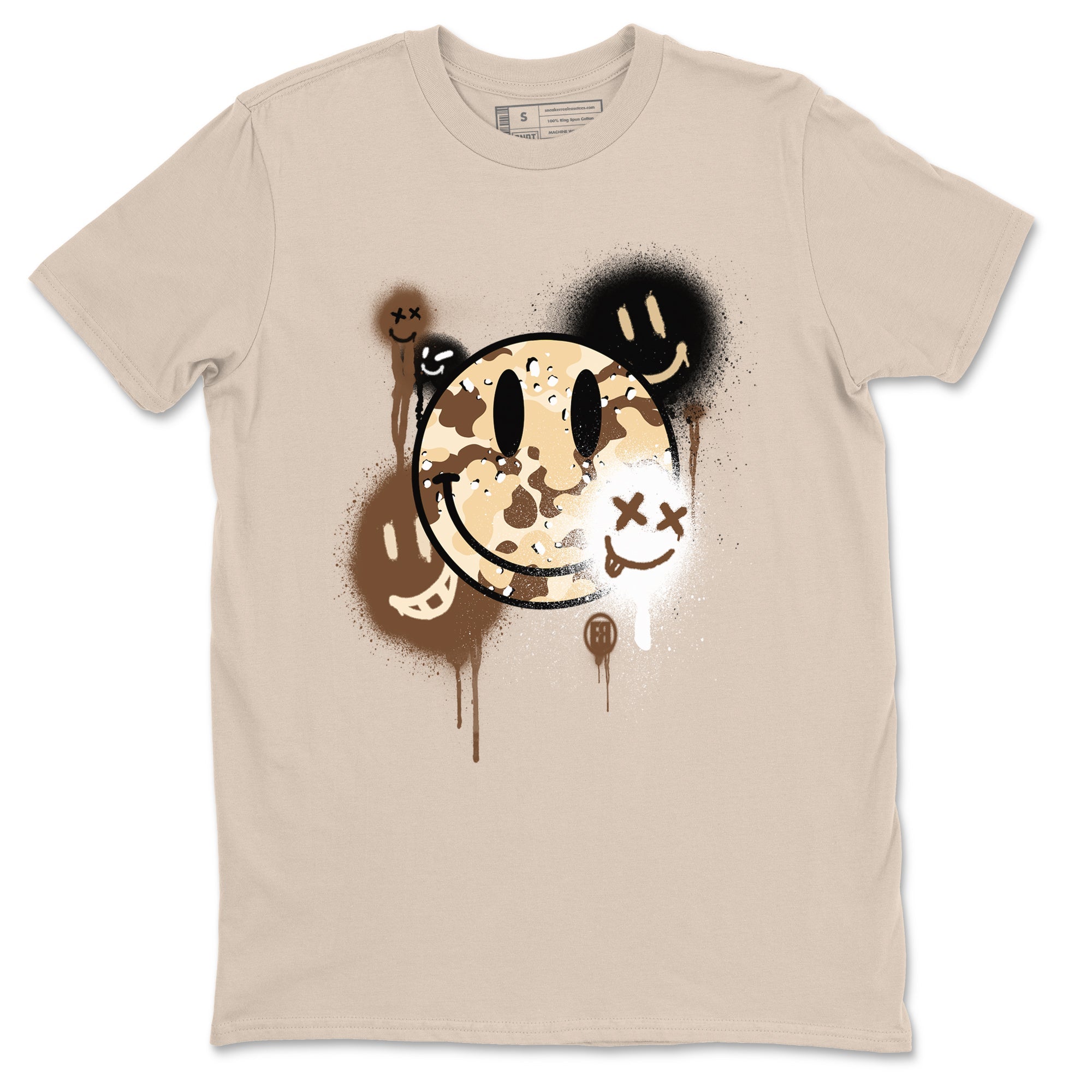 Smile Painting snkmatch Tees - Air Jordan 3 Desert Camo