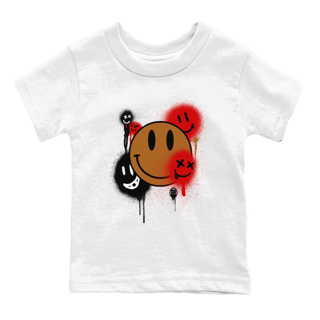 Smile Painting snkmatch Tees Kids - Air Jordan 5 Archaeo Brown