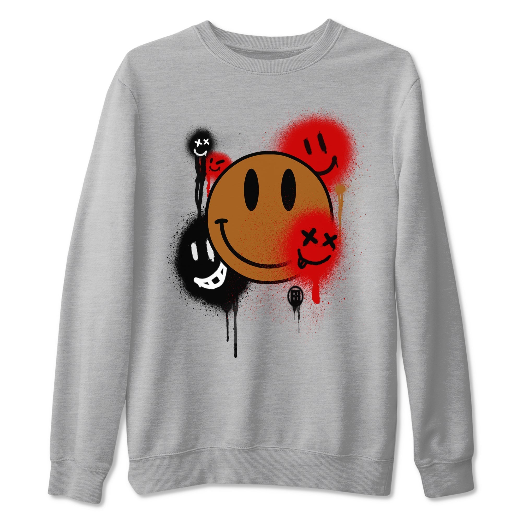 Smile Painting snkmatch Tees - Air Jordan 5 Archaeo Brown