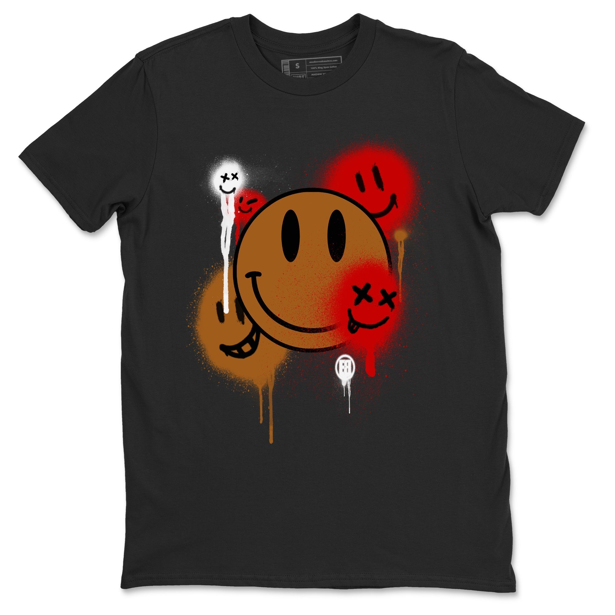 Smile Painting snkmatch Tees - Air Jordan 5 Archaeo Brown