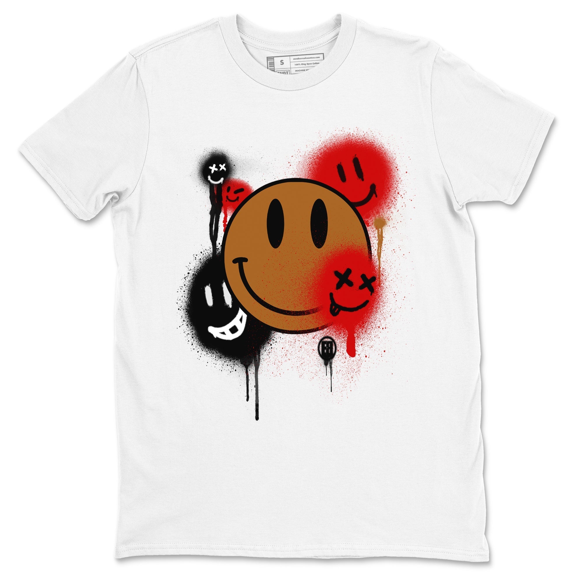 Smile Painting snkmatch Tees - Air Jordan 5 Archaeo Brown