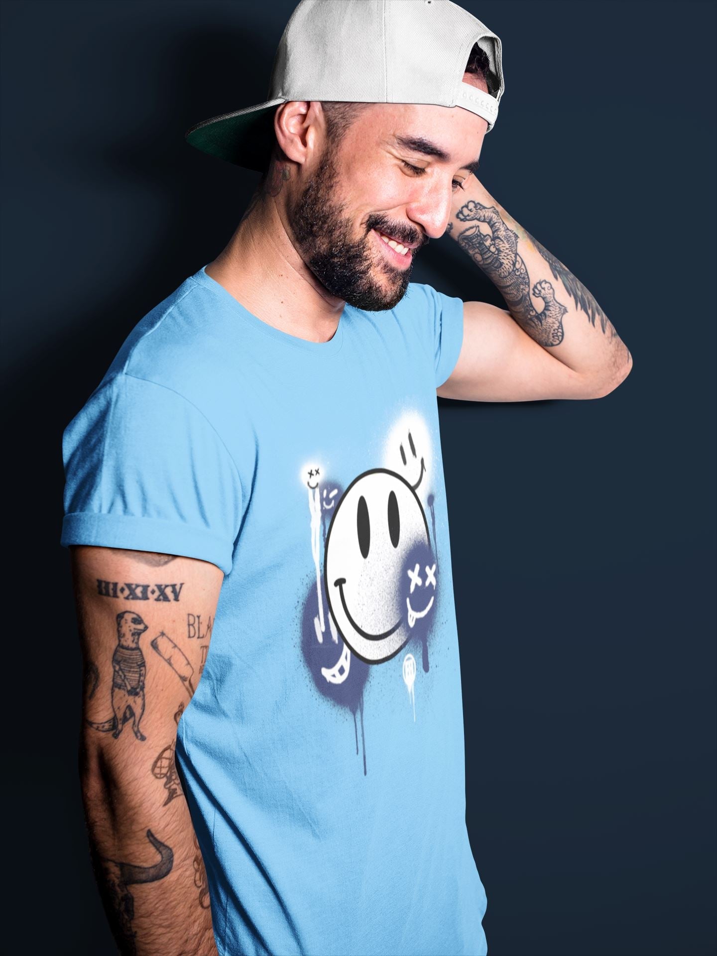 Smile Painting Unisex Tops - Air Jordan 6 UNC