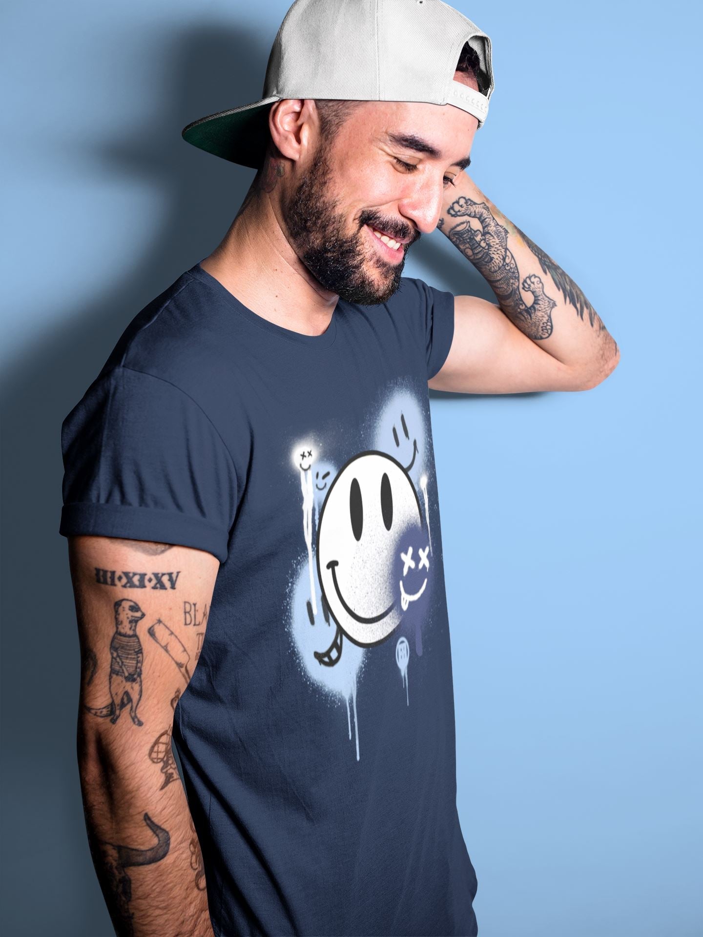 Smile Painting Unisex Tops - Air Jordan 6 UNC