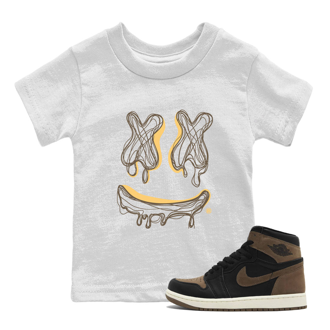 Smile Doodle snkmatch Tee Kids - Air Jordan 1 Palomino