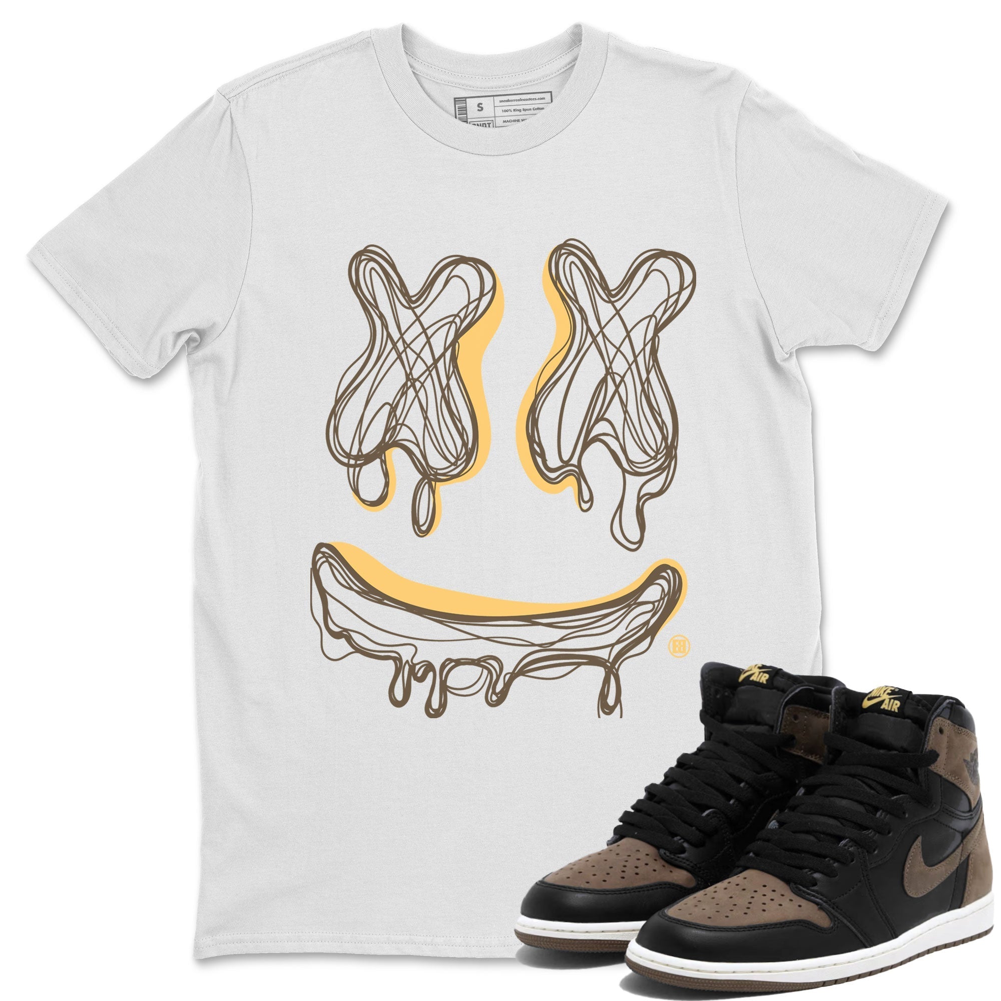 Smile Doodle snkmatch Tee - Air Jordan 1 Palomino