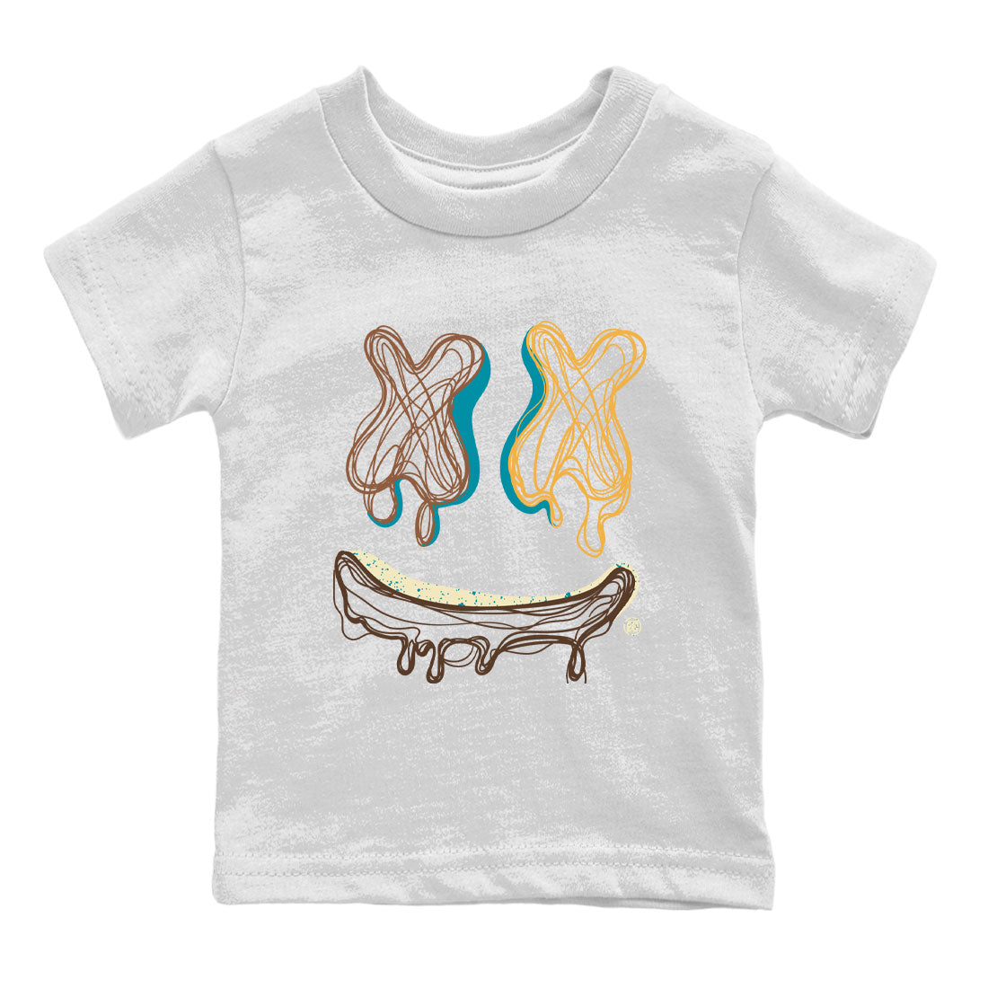 Smile Doodle snkmatch Tee Kids - Air Jordan 4 Cacao Wow
