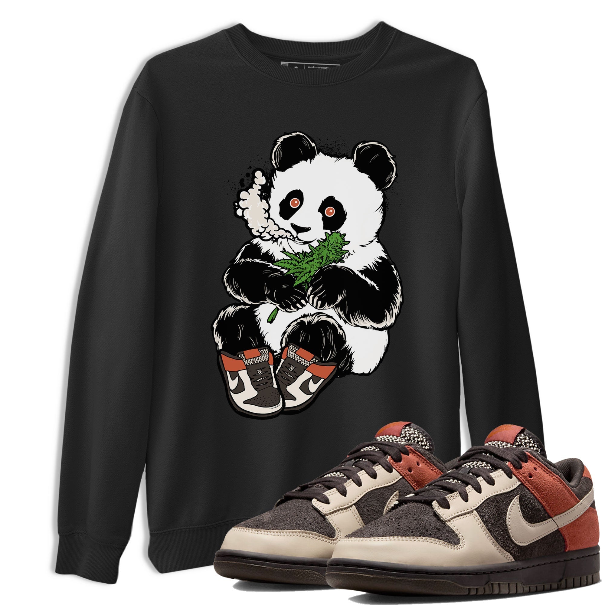Smoking Panda snkmatch Tee - Dunk Red Panda