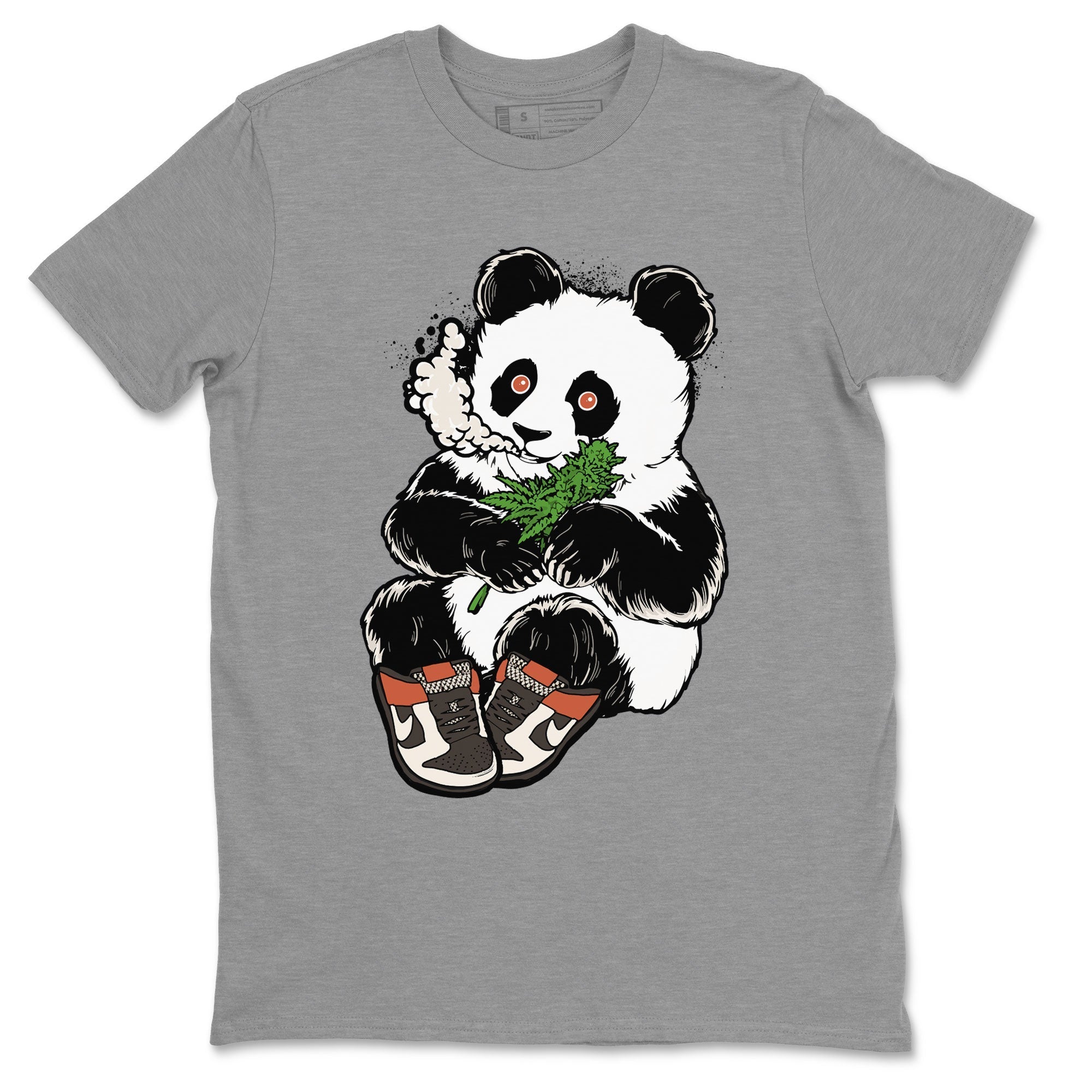 Smoking Panda snkmatch Tee - Dunk Red Panda