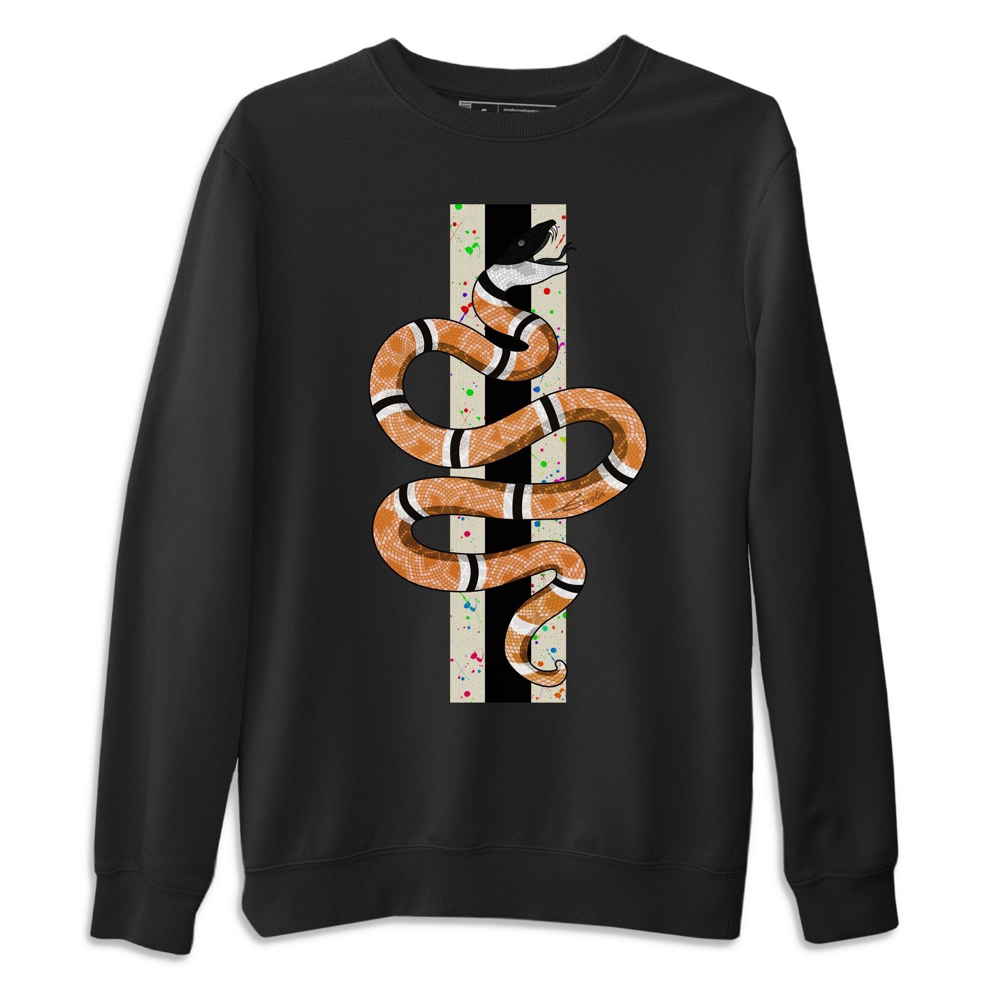 Snake Unisex Tops - Air Jordan 1 Brushstroke