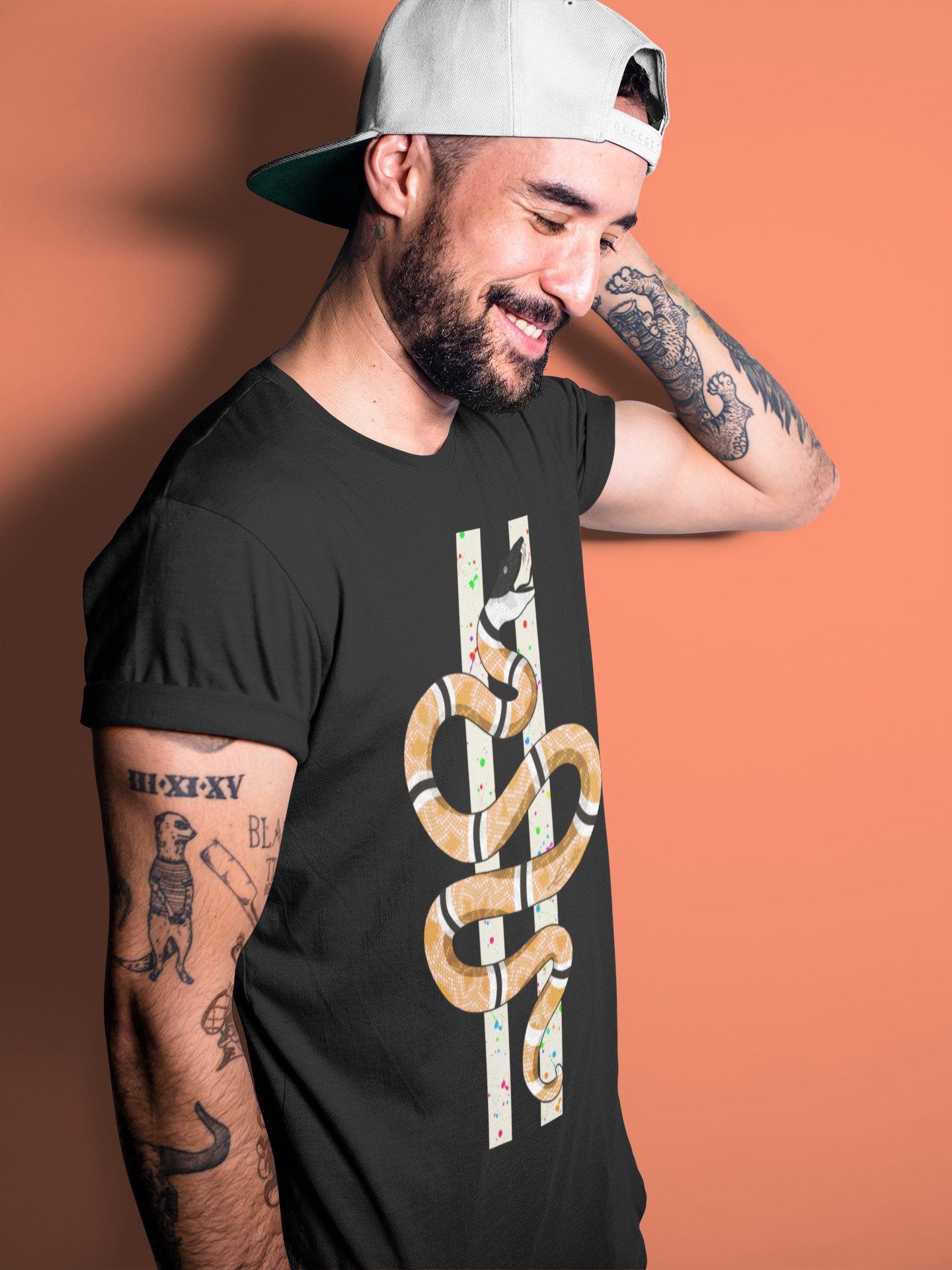 Snake Unisex Tops - Air Jordan 1 Brushstroke