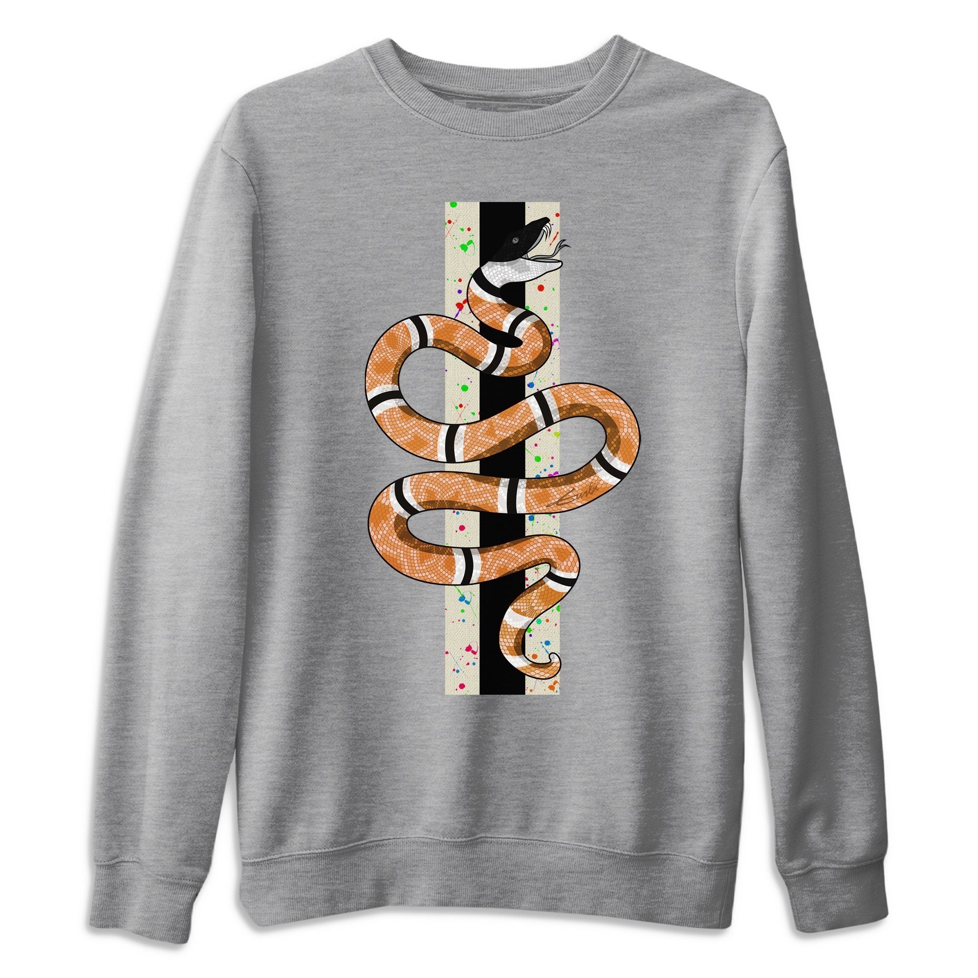 Snake Unisex Tops - Air Jordan 1 Brushstroke