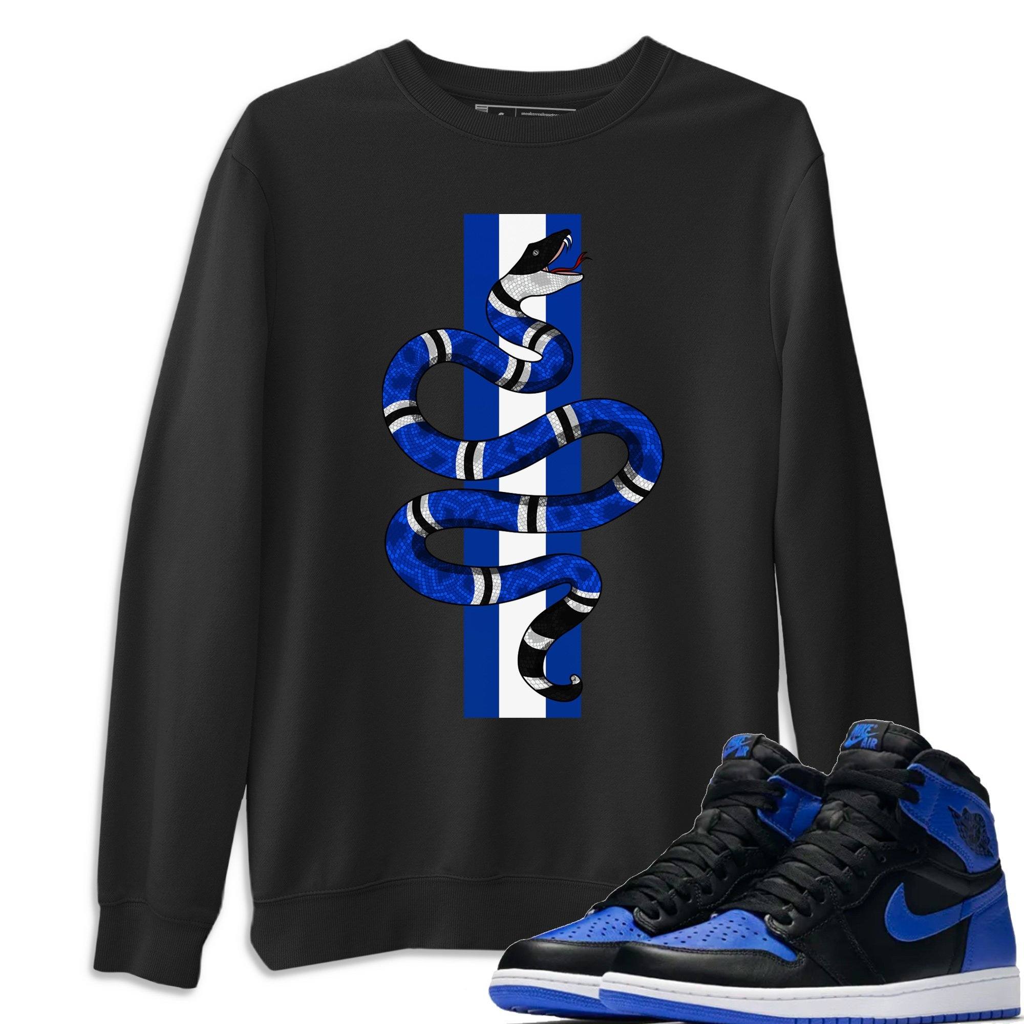 Snake Unisex Tops - Air Jordan 1 Royal Black