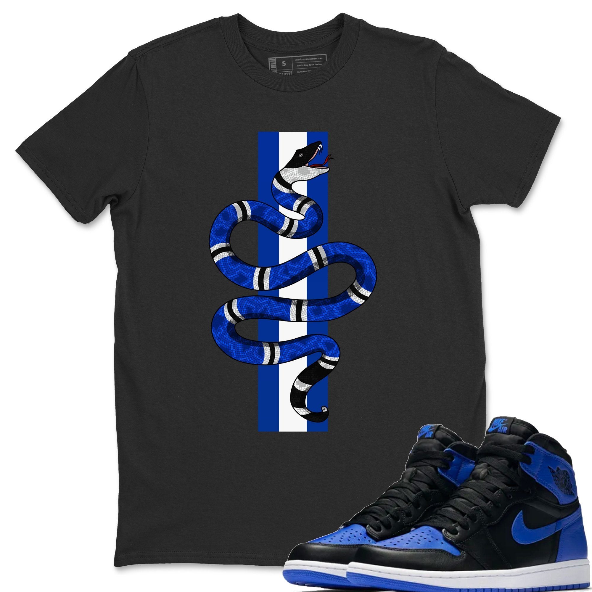 Snake Unisex Tops - Air Jordan 1 Royal Black