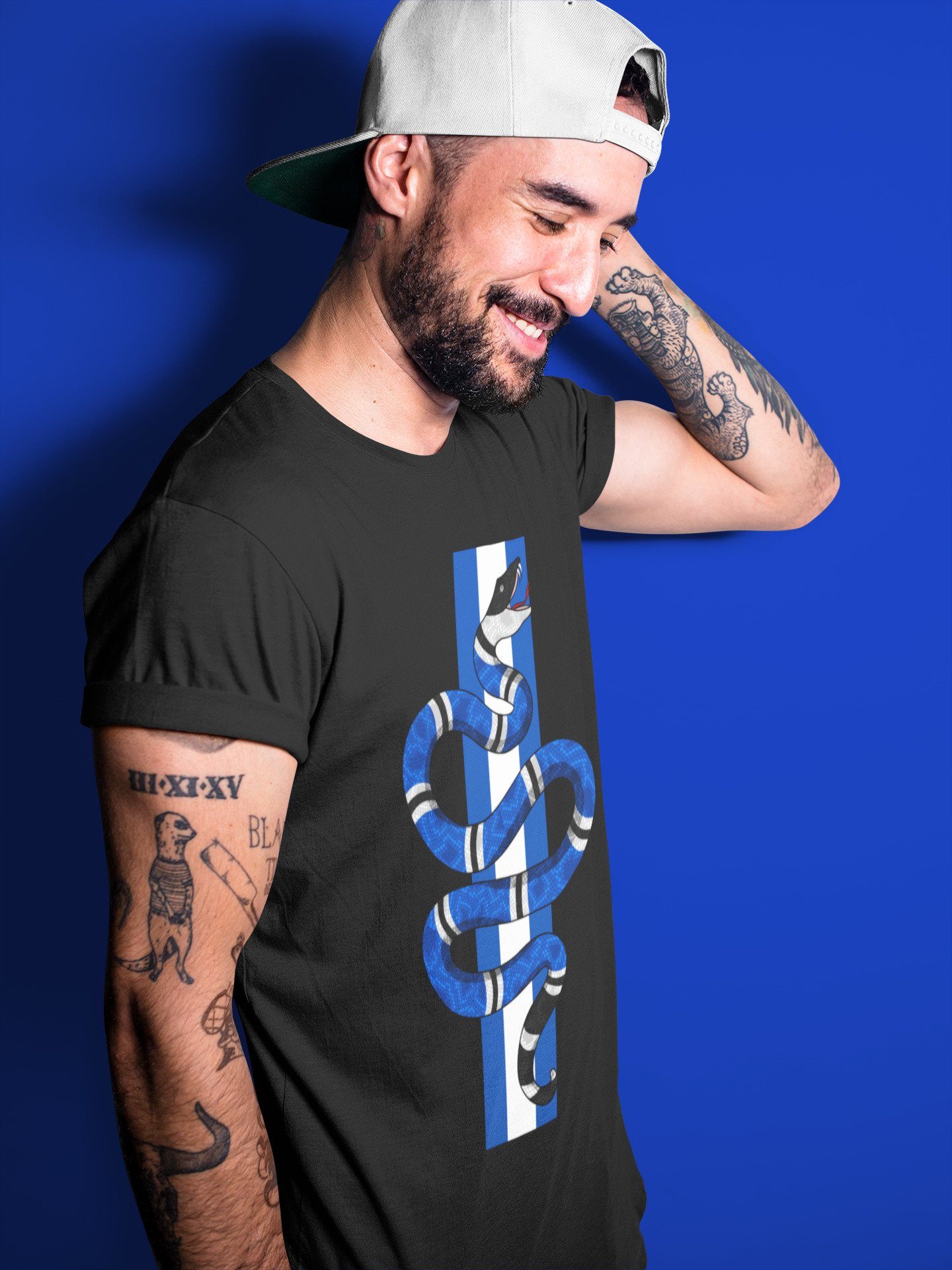 Snake Unisex Tops - Air Jordan 1 Royal Black