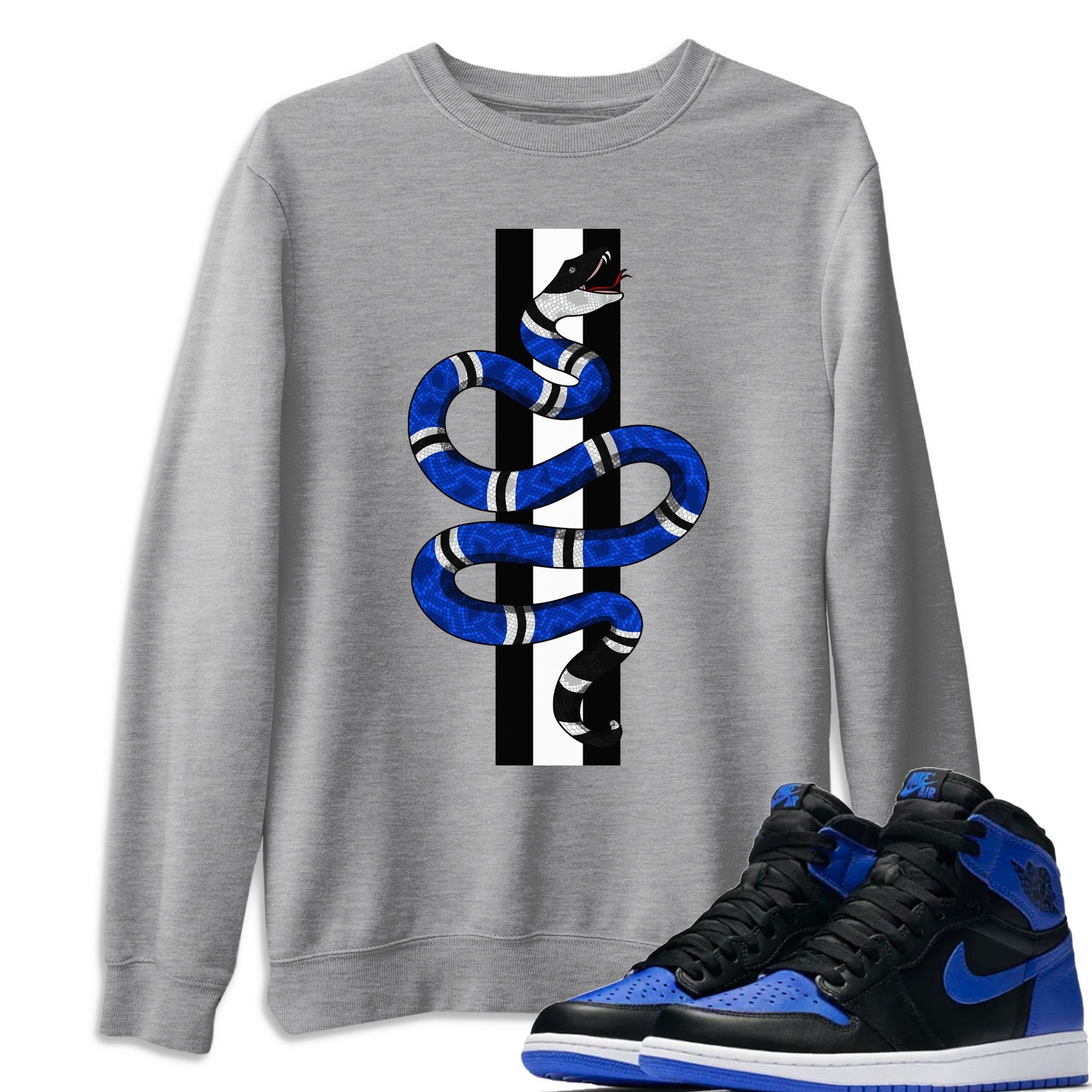 Snake Unisex Tops - Air Jordan 1 Royal Black