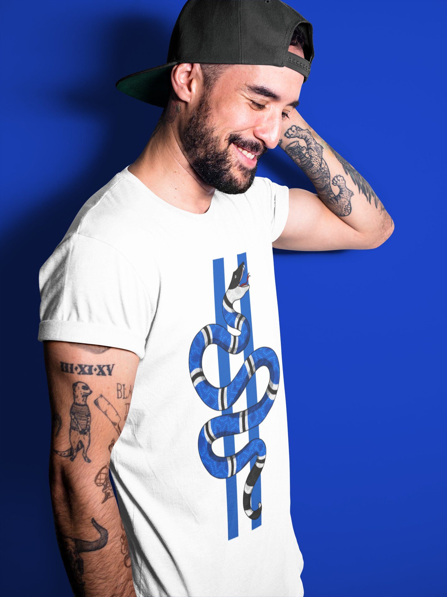 Snake Unisex Tops - Air Jordan 1 Royal Black