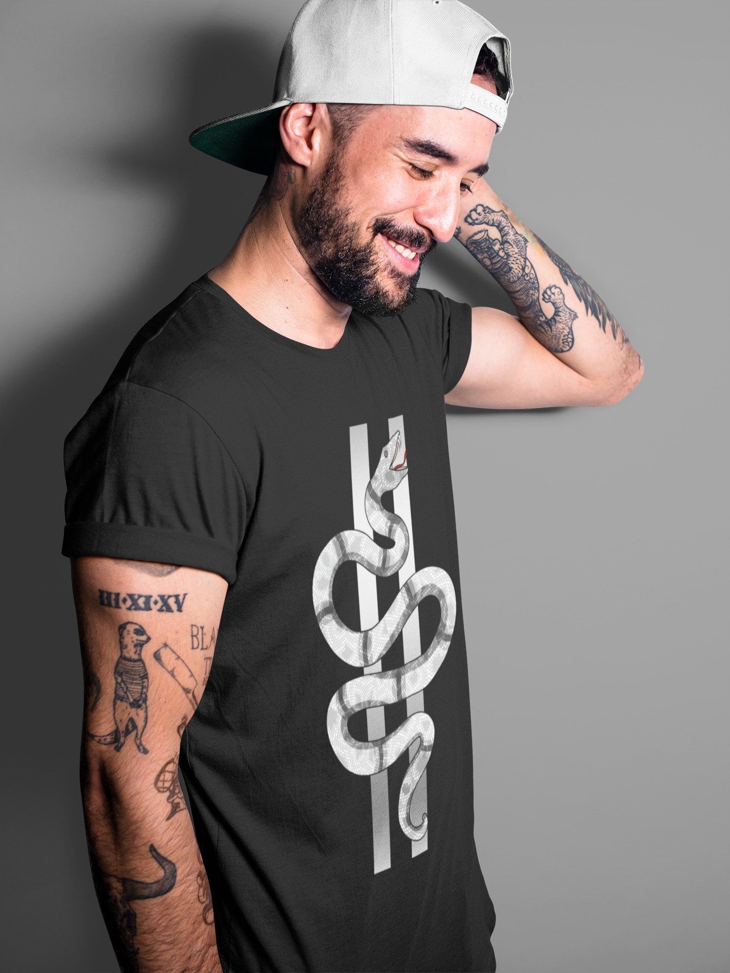 Snake Unisex Tops - Air Jordan 1 Silver Toe