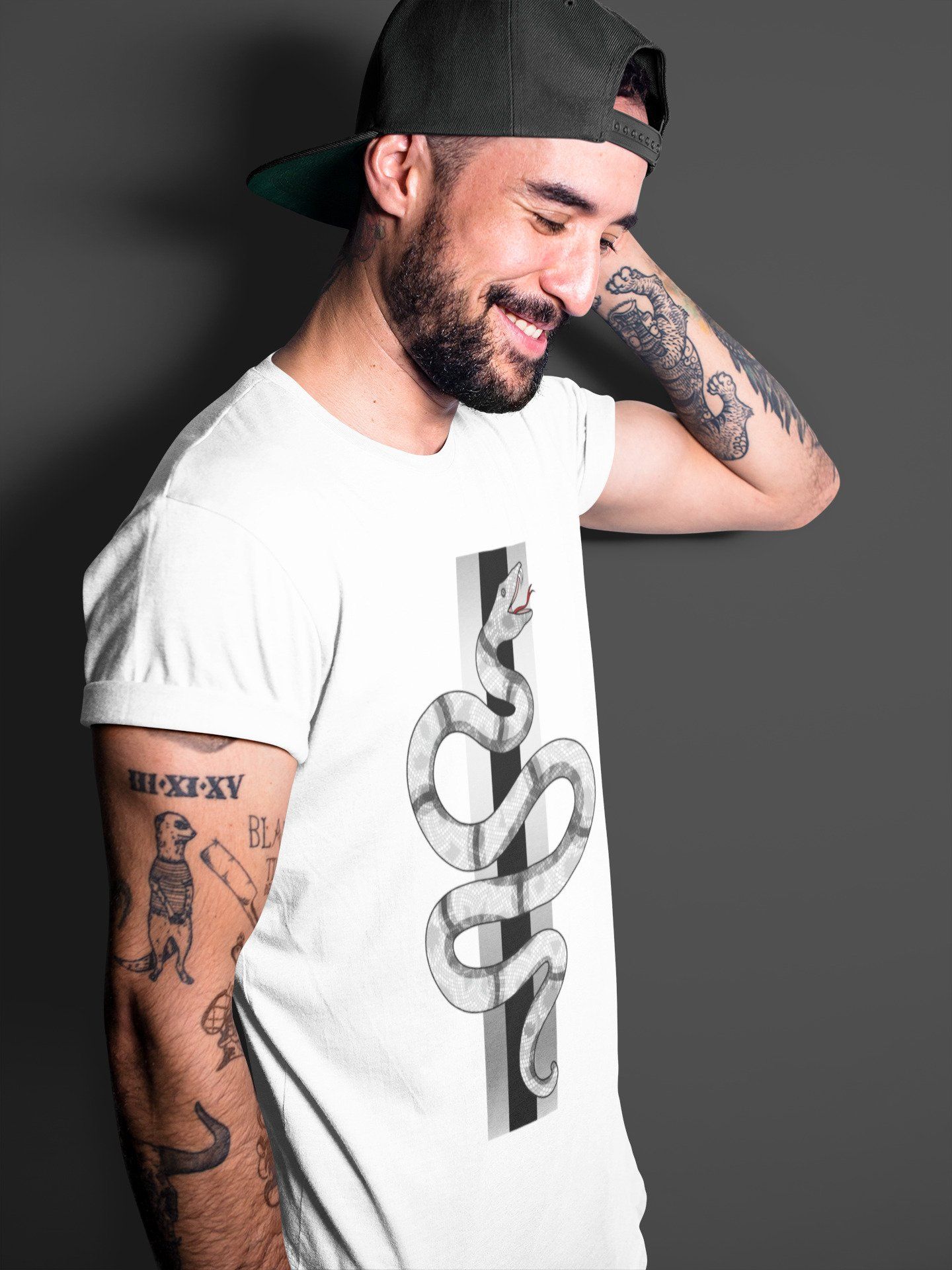 Snake Unisex Tops - Air Jordan 1 Silver Toe