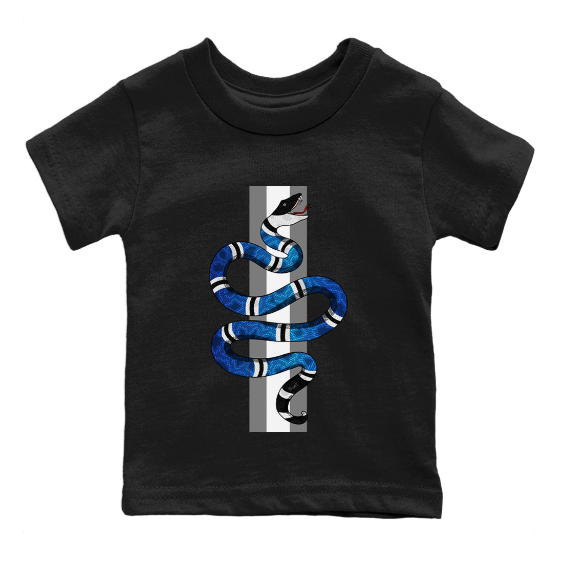 Snake Kids Tops - Air Jordan 1 True Blue
