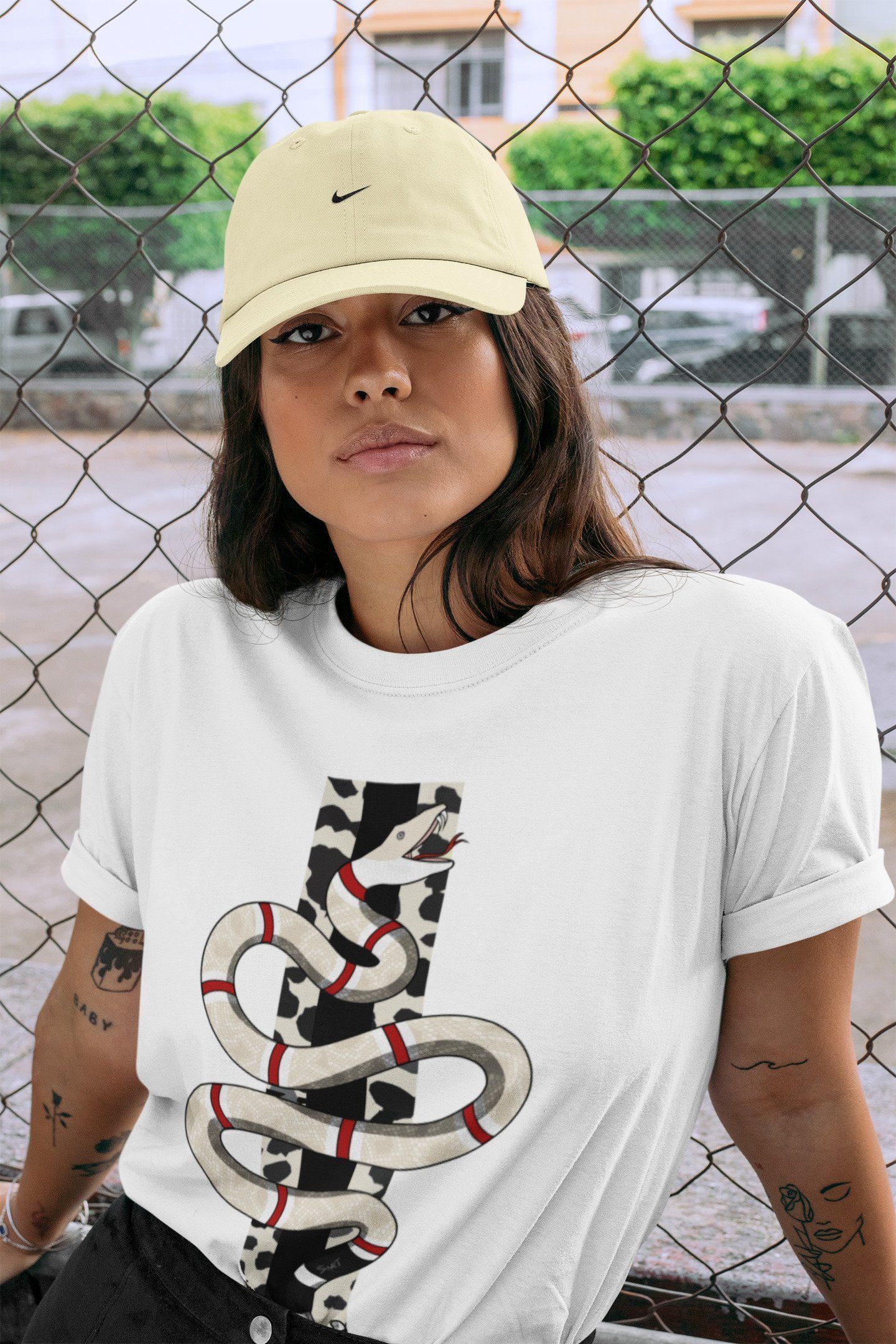 Snake Unisex Tops - Air Jordan 11 Animal Instinct