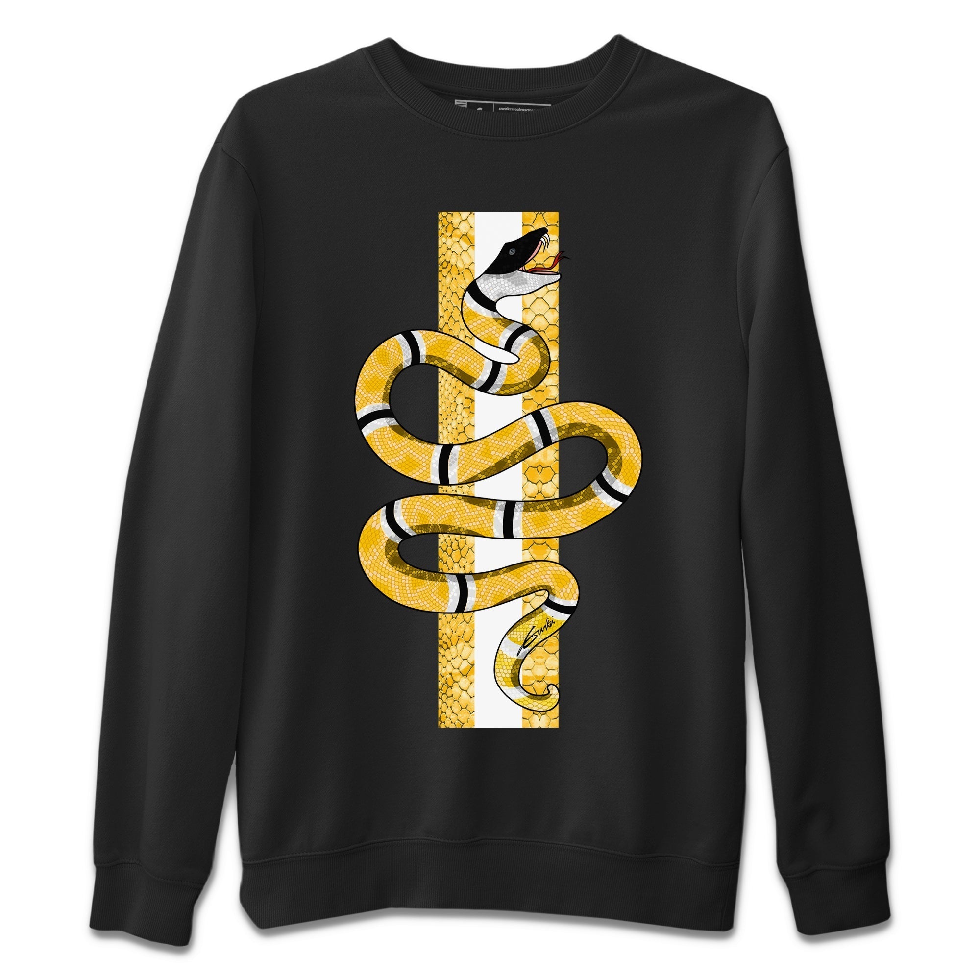Snake Unisex Tops - Air Jordan 11 Yellow Python