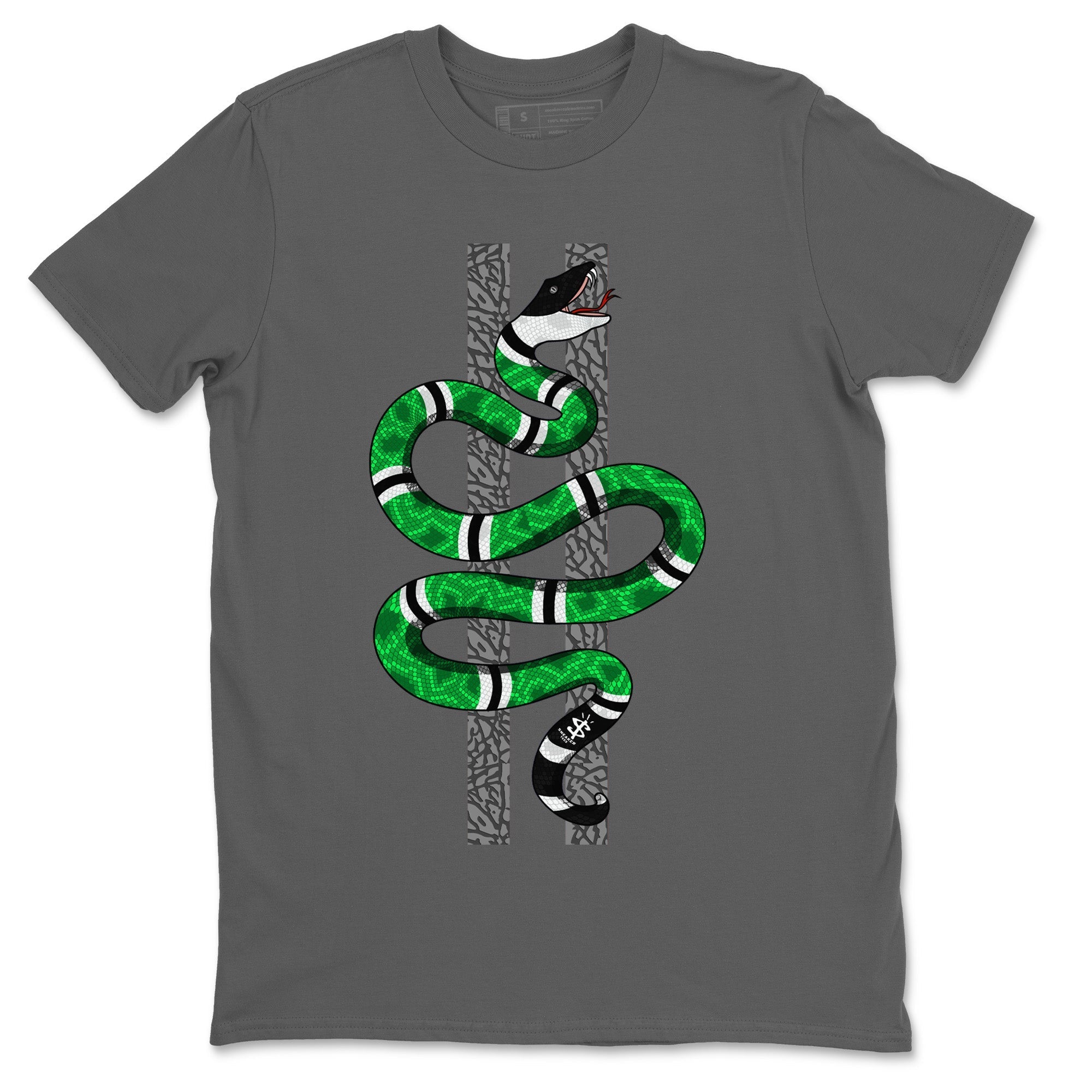Snake Unisex Tops - Air Jordan 3 Lucky Green