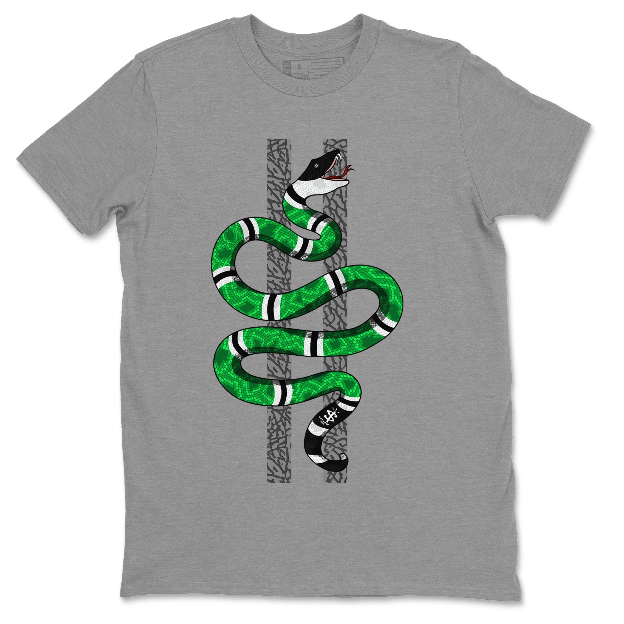 Snake Unisex Tops - Air Jordan 3 Lucky Green