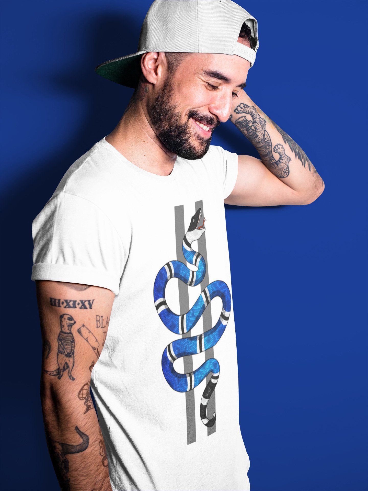 Snake Unisex Tops - Air Jordan 3 Racer Blue