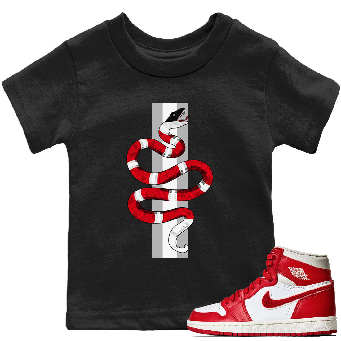 Snake Kids Tops - Air Jordan 1 Newstalgia