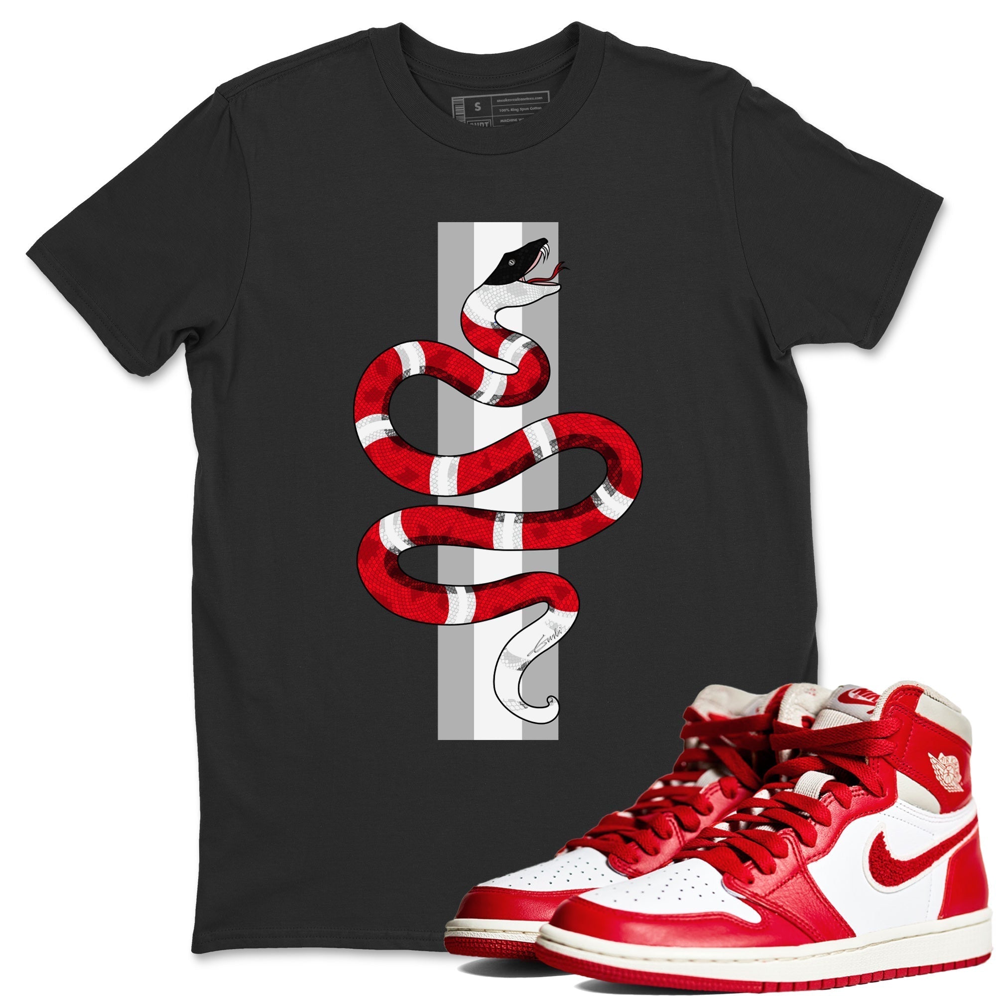 Snake Unisex Tops - Air Jordan 1 Newstalgia