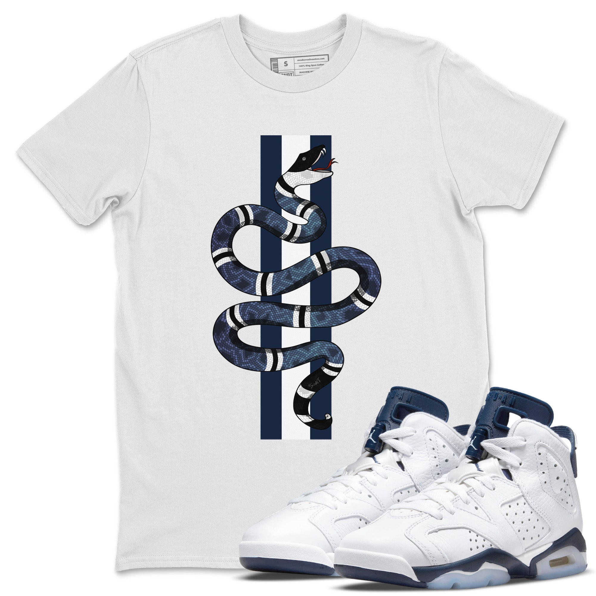 Snake Unisex Tops - Air Jordan 6 Midnight Navy