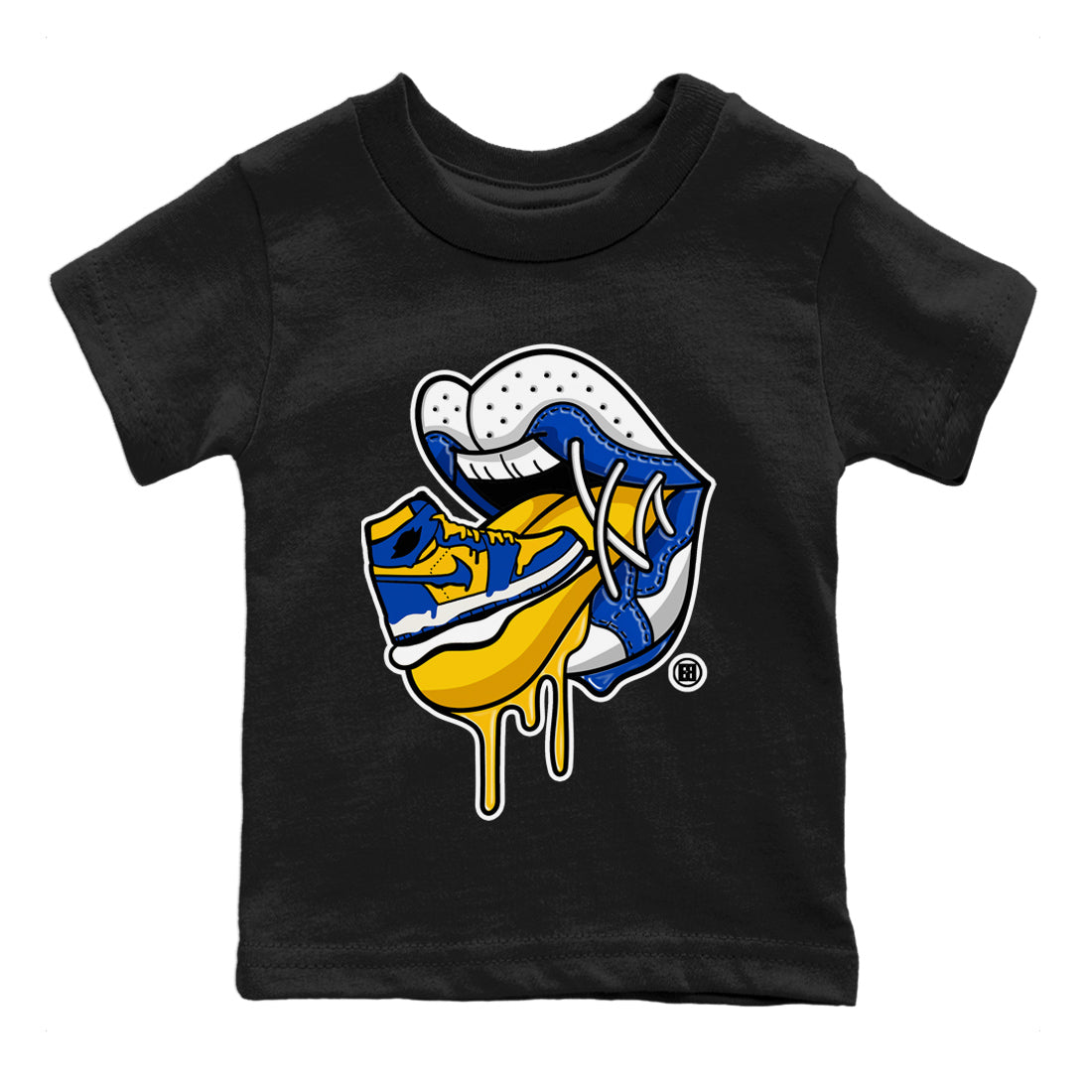 snkmatch Addiction 2 Kids Tops - Air Jordan 1 Game Royal Varsity Maize