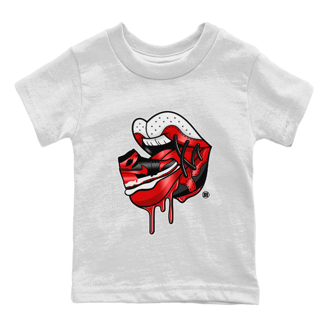 snkmatch Addiction 2 Kids Tops - Air Jordan 1 Satin Bred