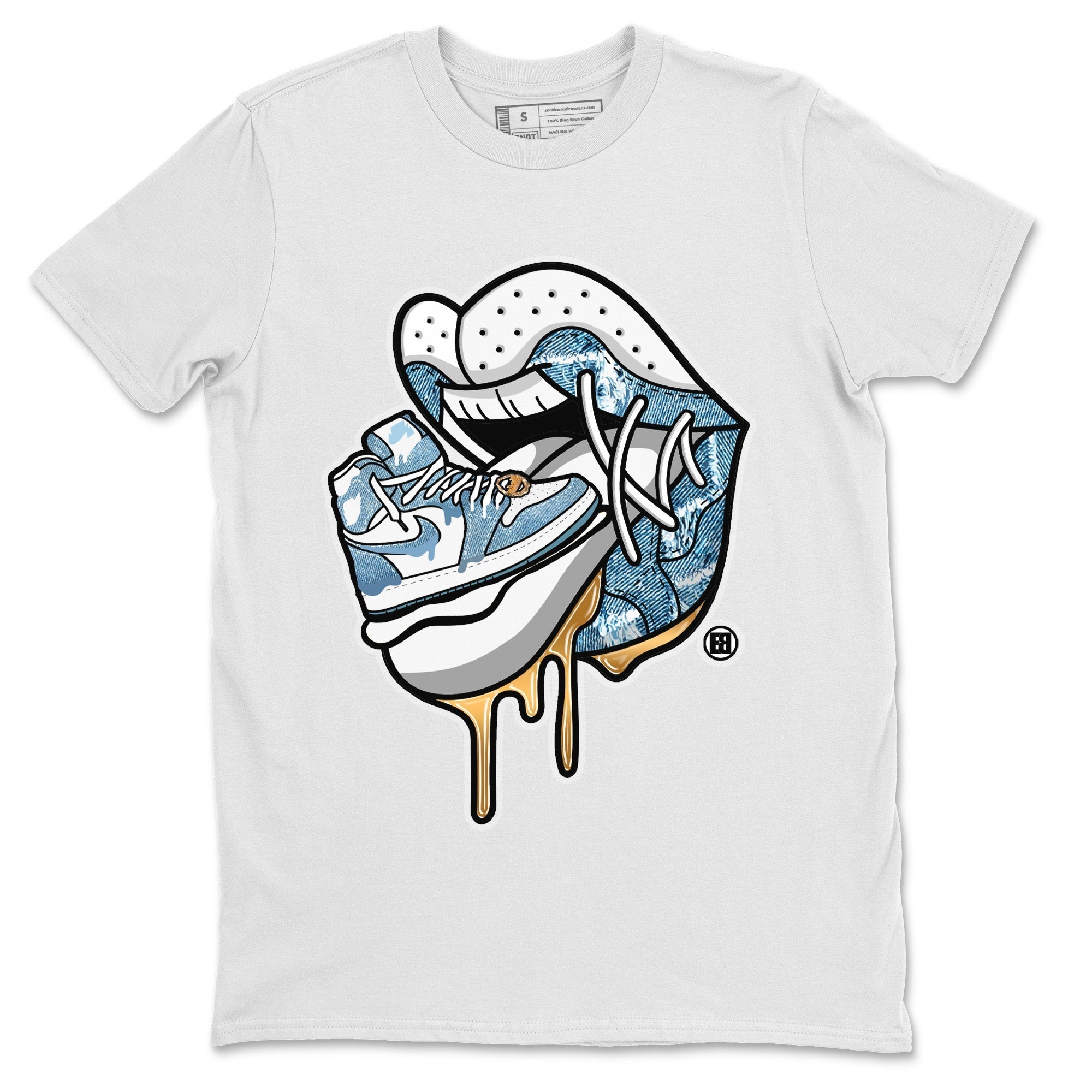snkmatch Addiction 2 Unisex Tops - Air Jordan 1 Denim