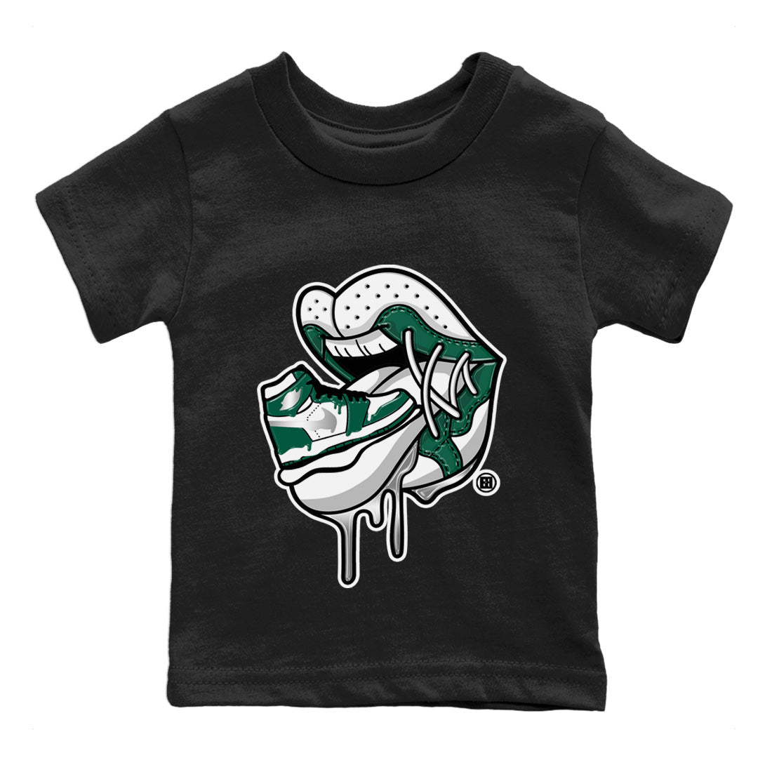 snkmatch Addiction 2 Kids Tops - Air Jordan 1 Gorge Green