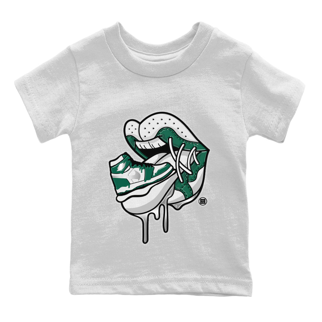 snkmatch Addiction 2 Kids Tops - Air Jordan 1 Gorge Green