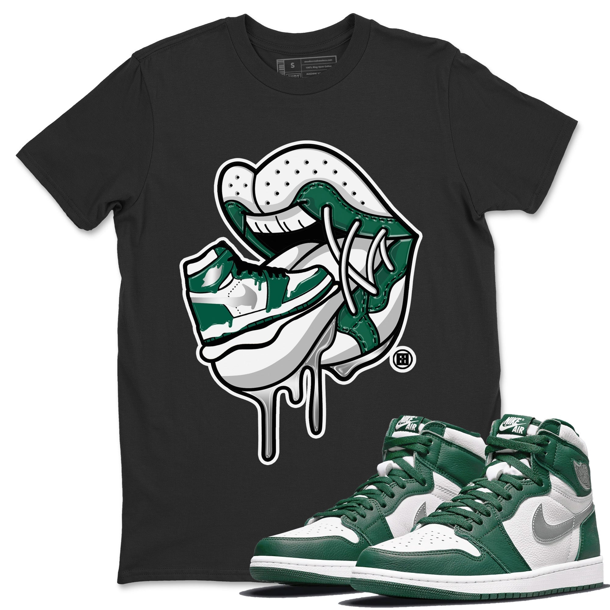 snkmatch Addiction 2 Unisex Tops - Air Jordan 1 Gorge Green