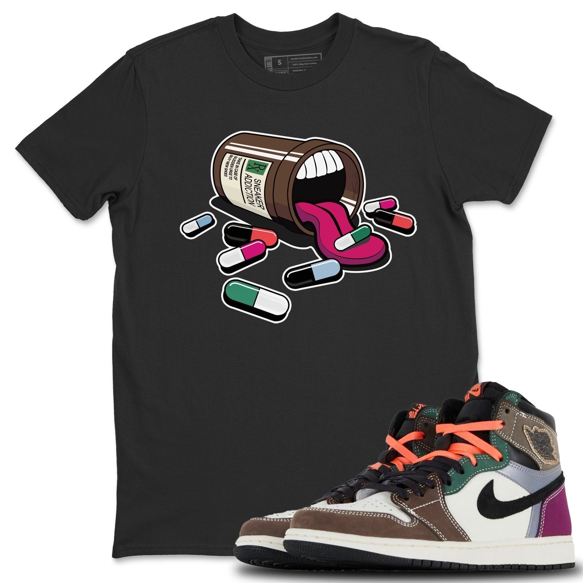 snkmatch Addiction Unisex Tops - Air Jordan 1 Hand Crafted