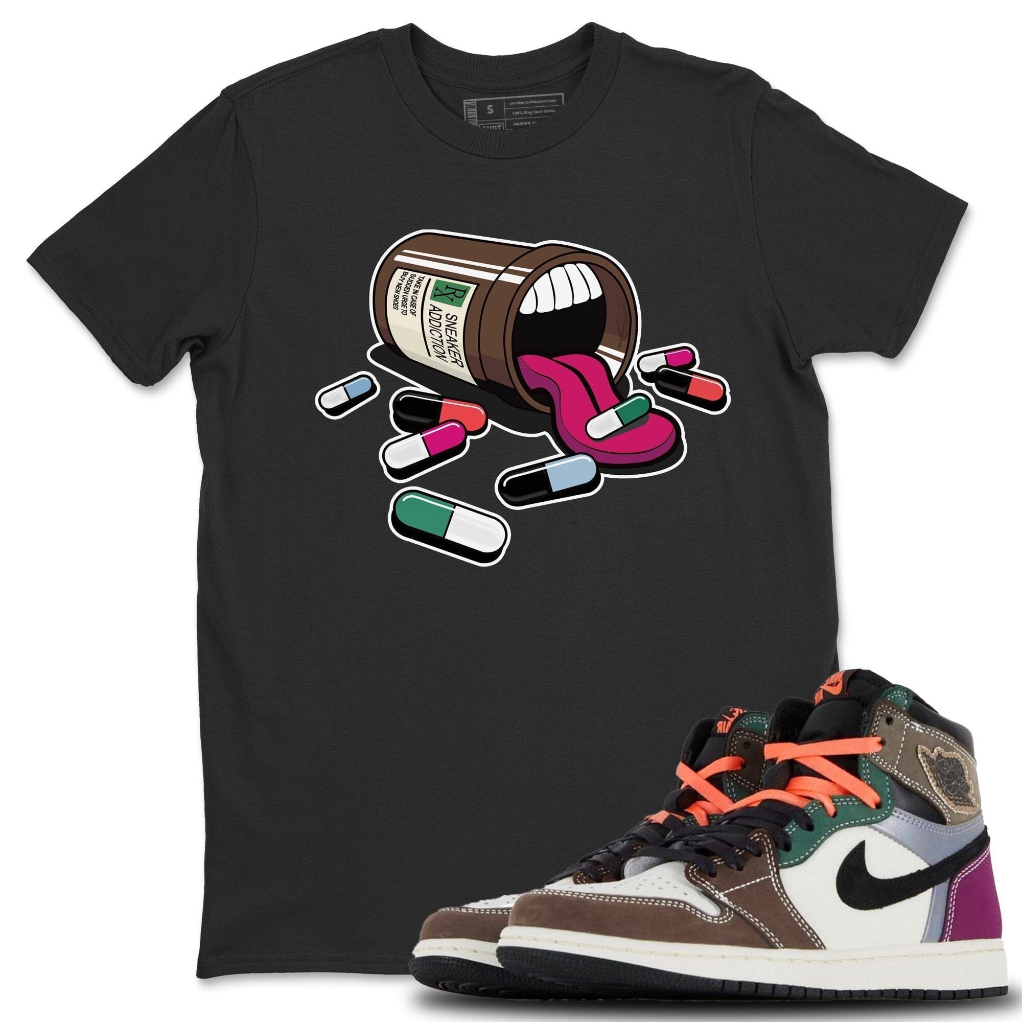 snkmatch Addiction Unisex Tops - Air Jordan 1 Hand Crafted