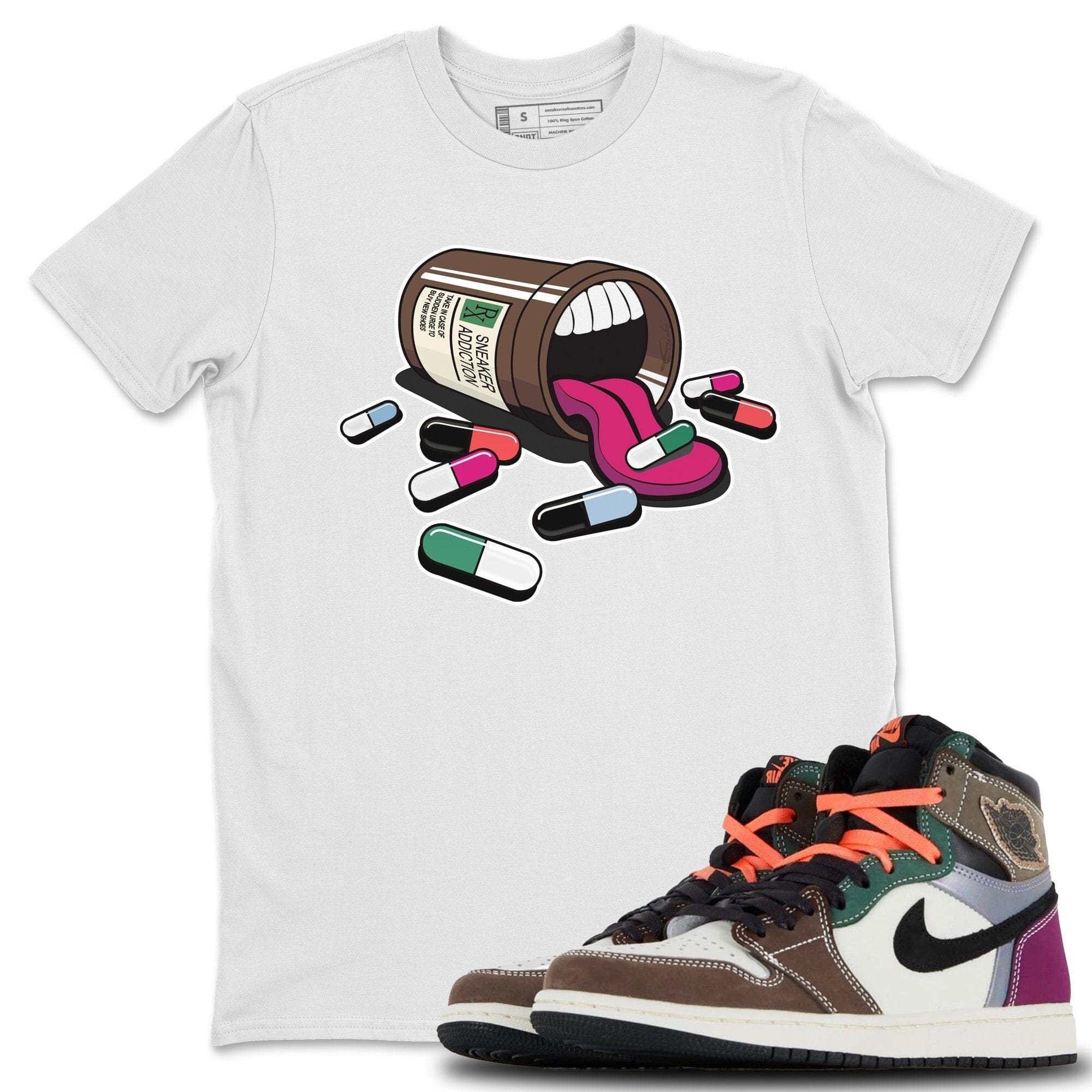 snkmatch Addiction Unisex Tops - Air Jordan 1 Hand Crafted